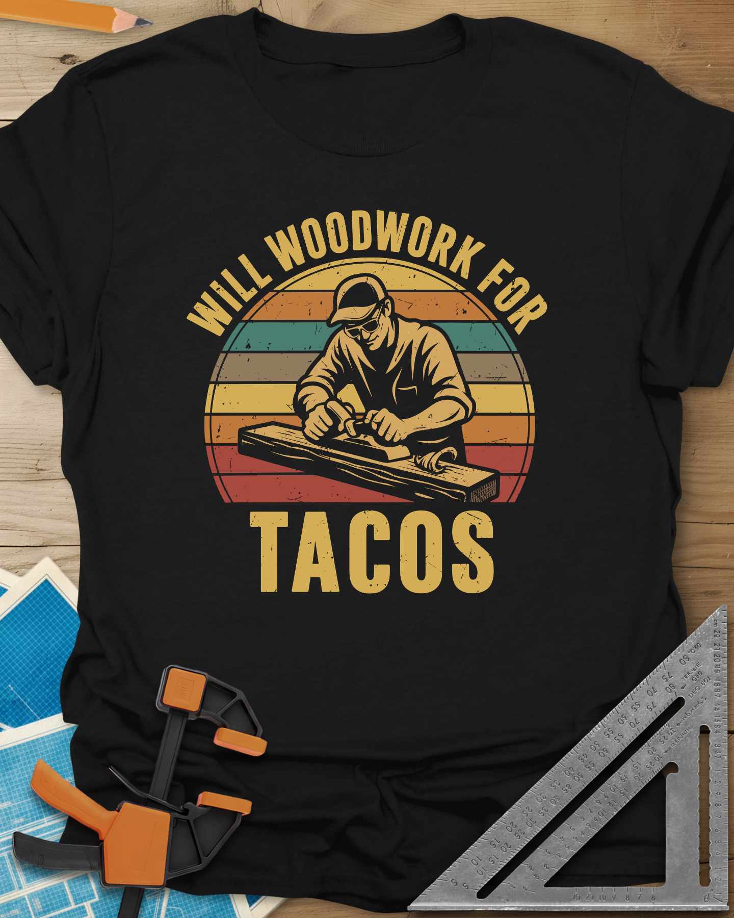 Will Woodwork For Tacos Tee