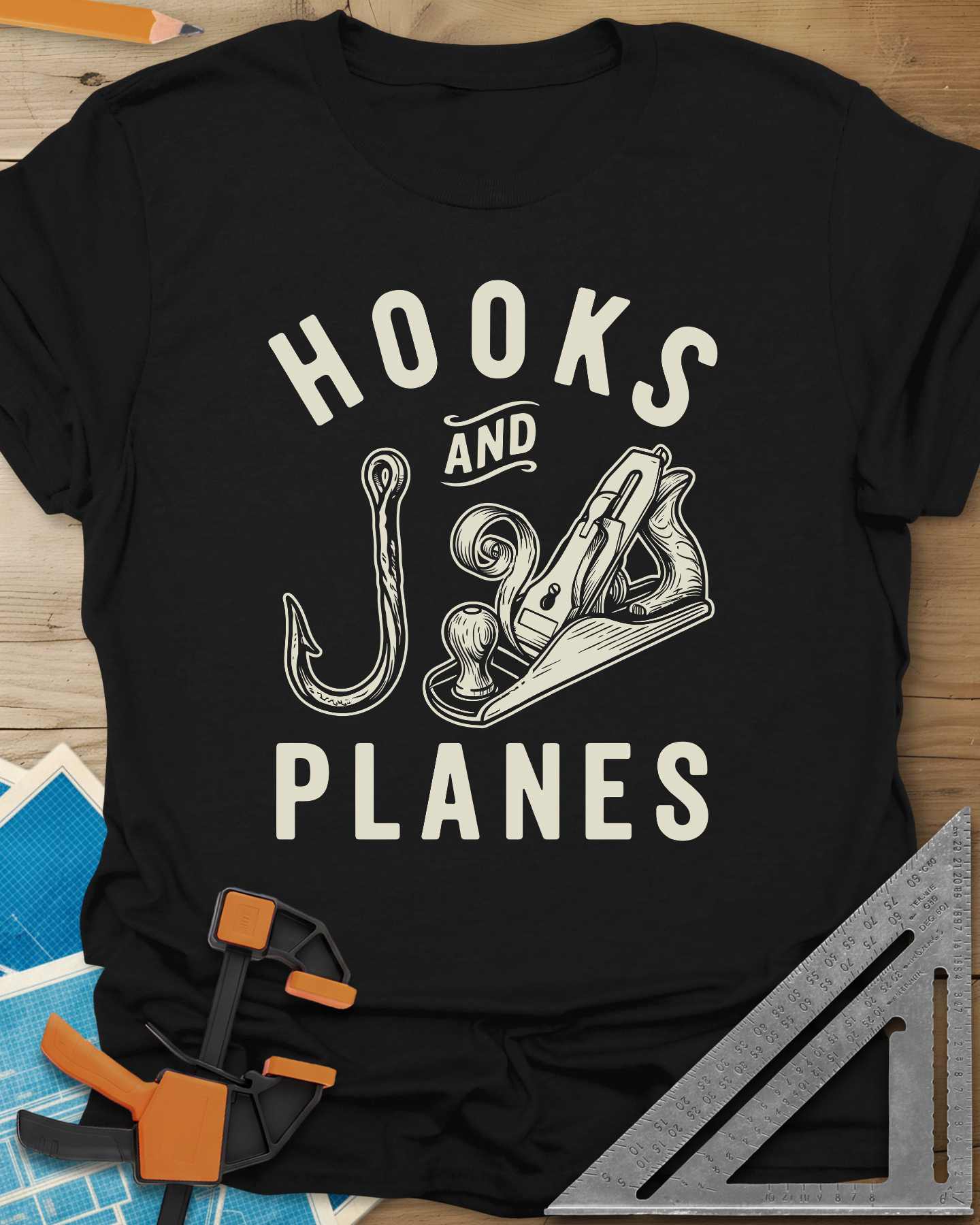 Hooks And Planes Tee