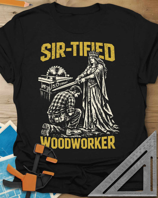 Sir Tified Woodworker Tee