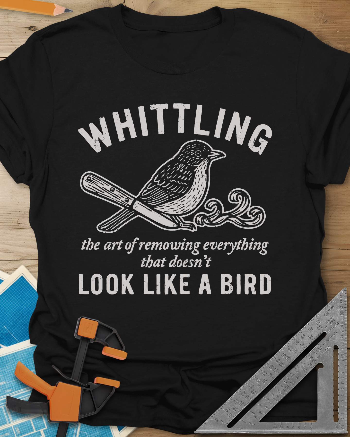 Whittling Art Tee