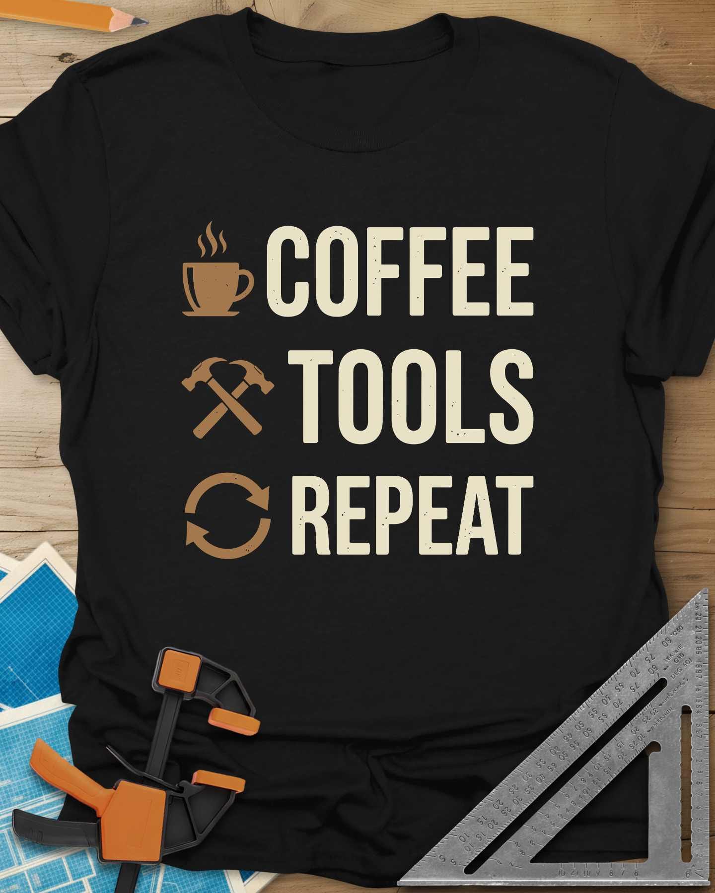 Coffee Tools Repeat Tee