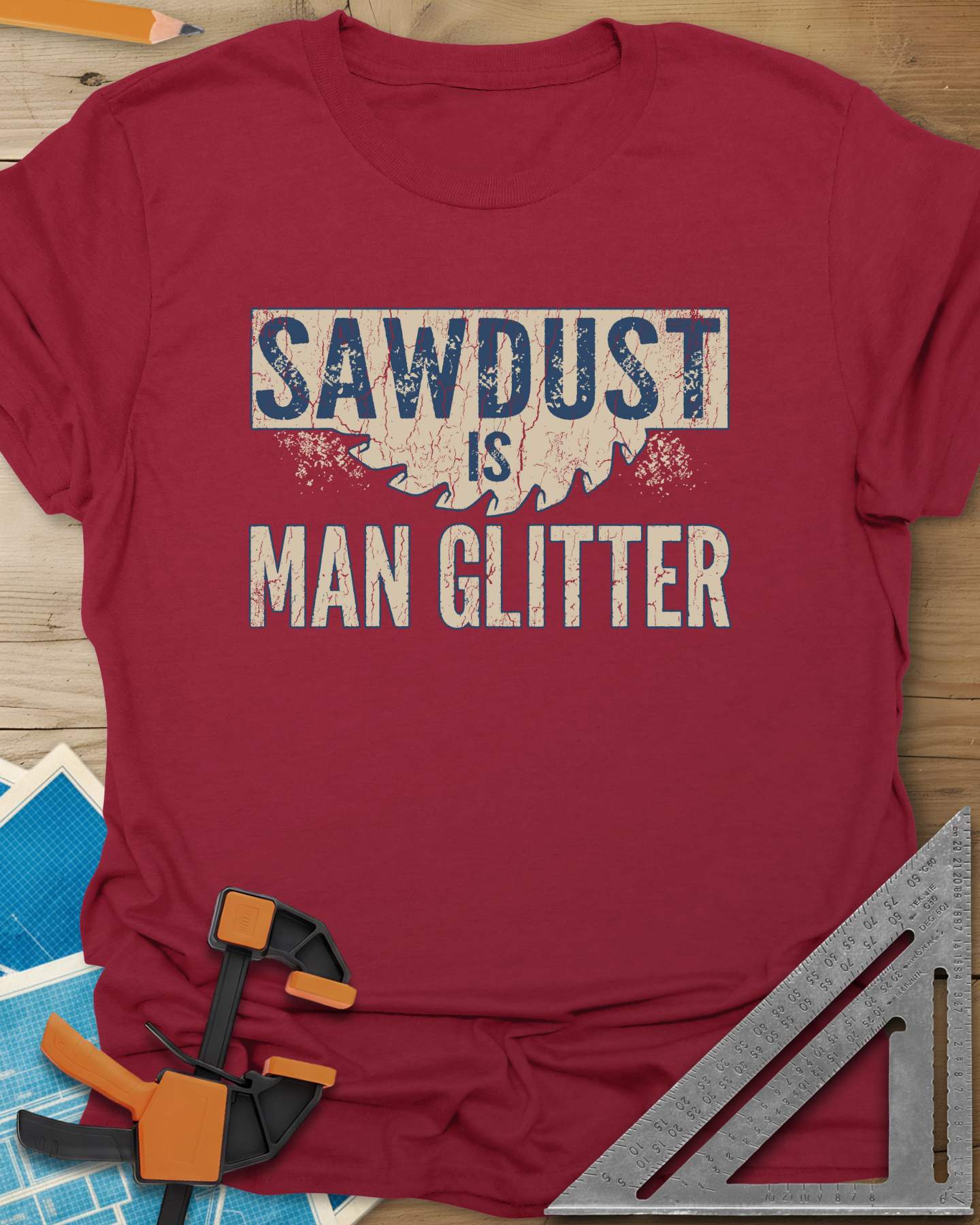 Man Glitter Tee