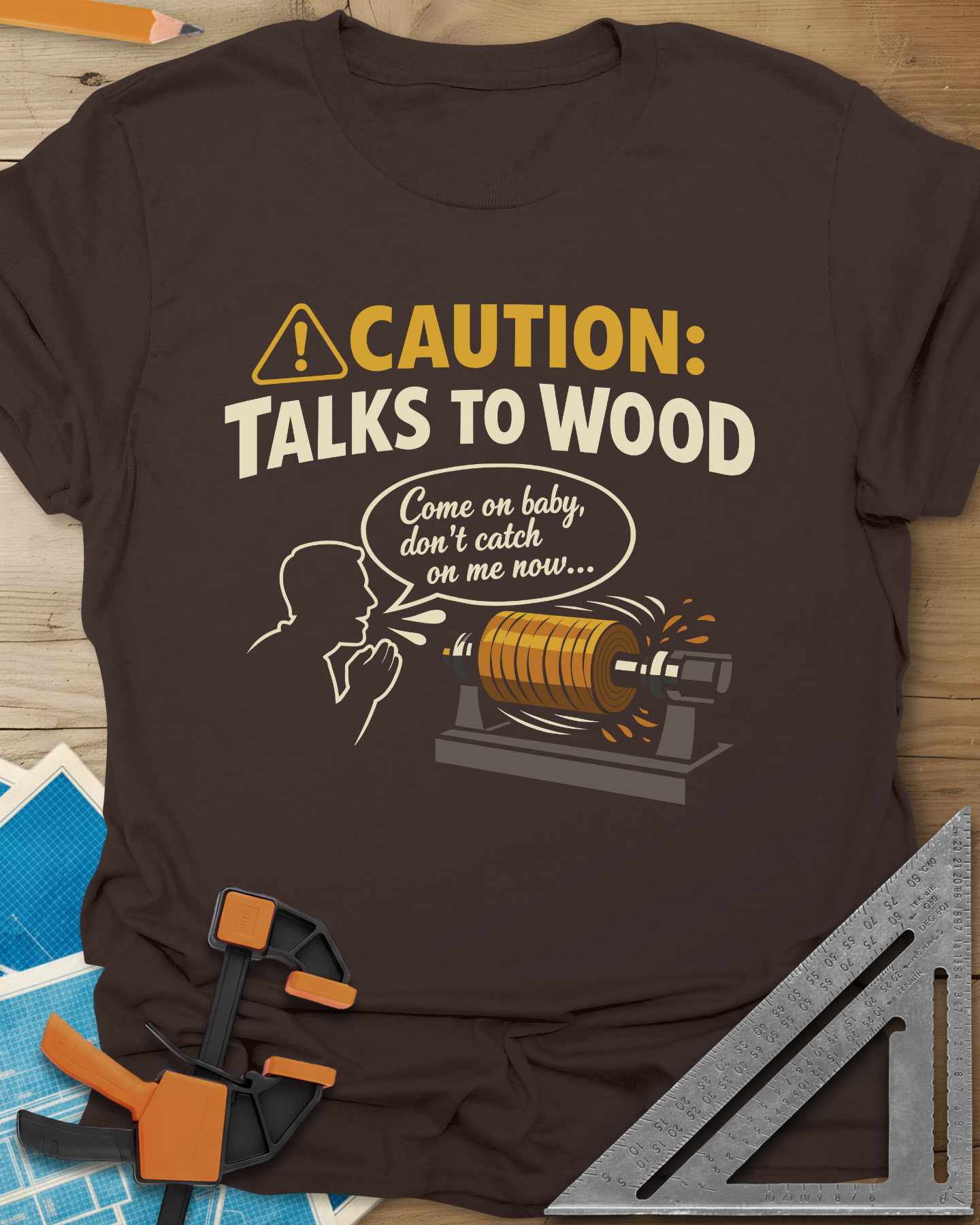Talks to Wood Tee