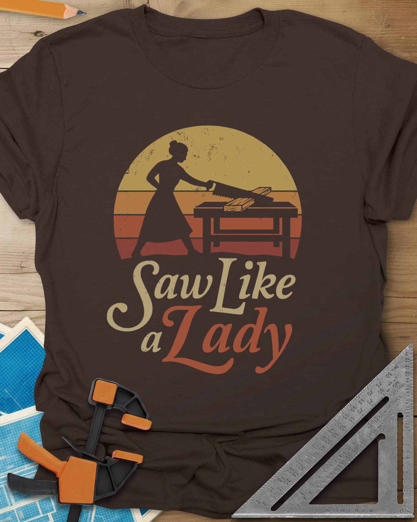 Saw Like A Lady Tee