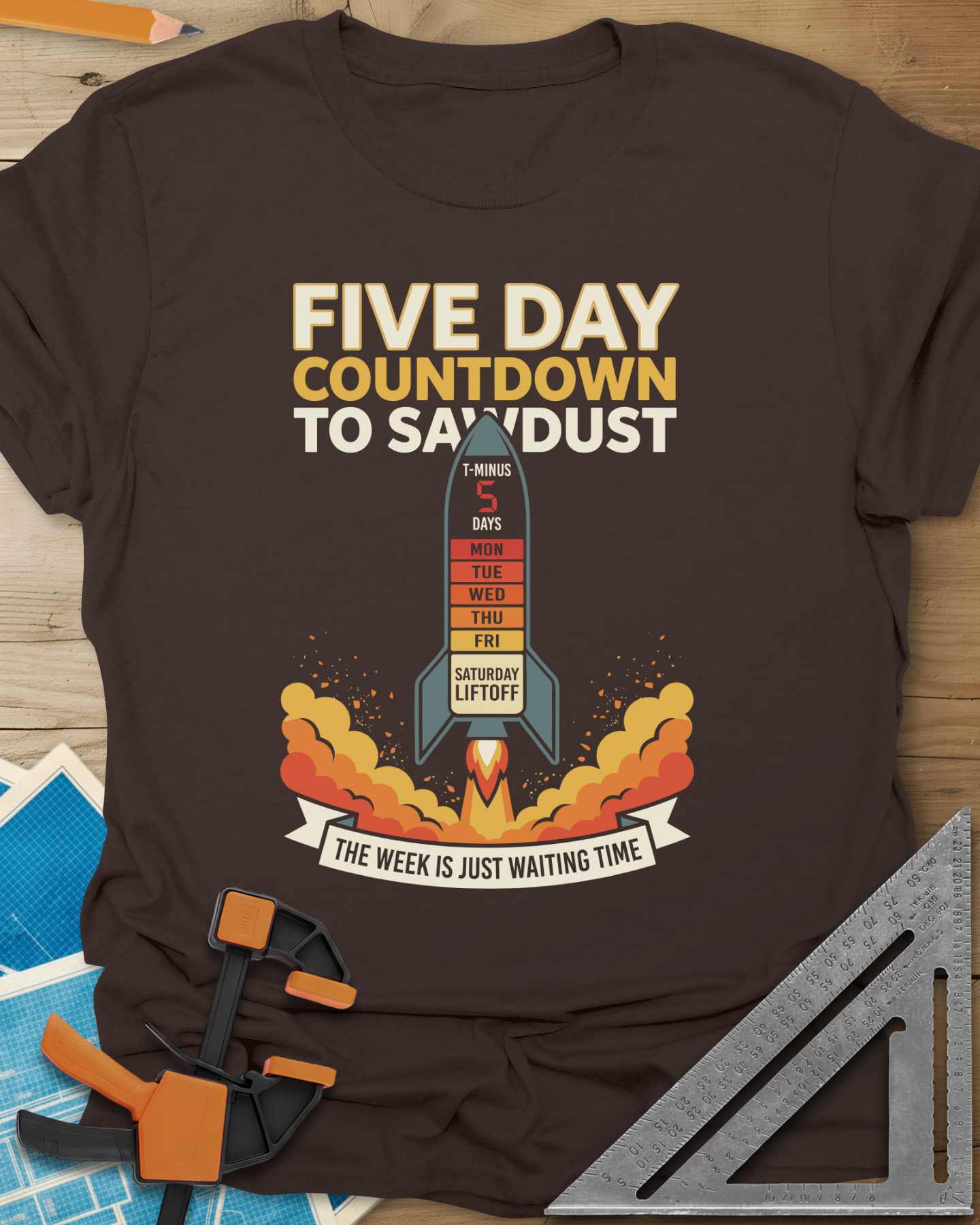 Countdown to Sawdust Tee
