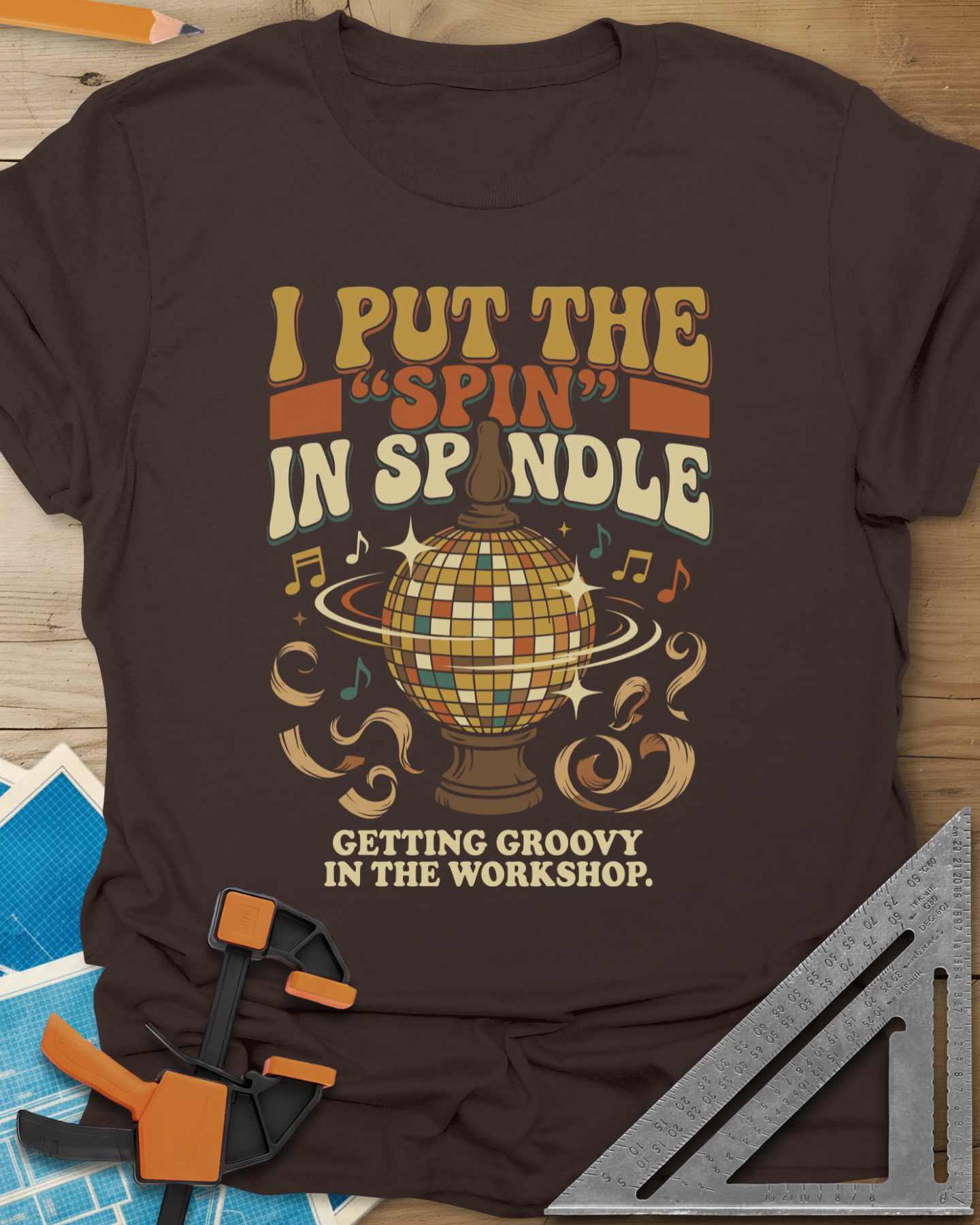 Spin in Spindle Tee