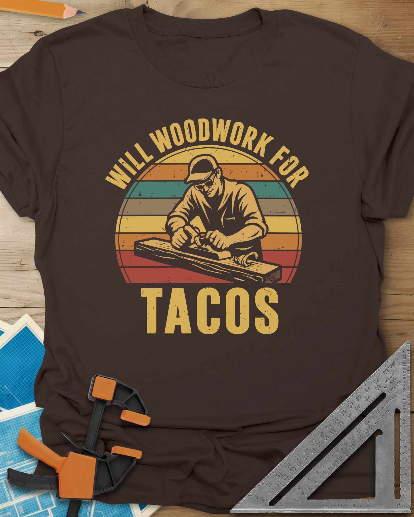 Will Woodwork For Tacos Tee