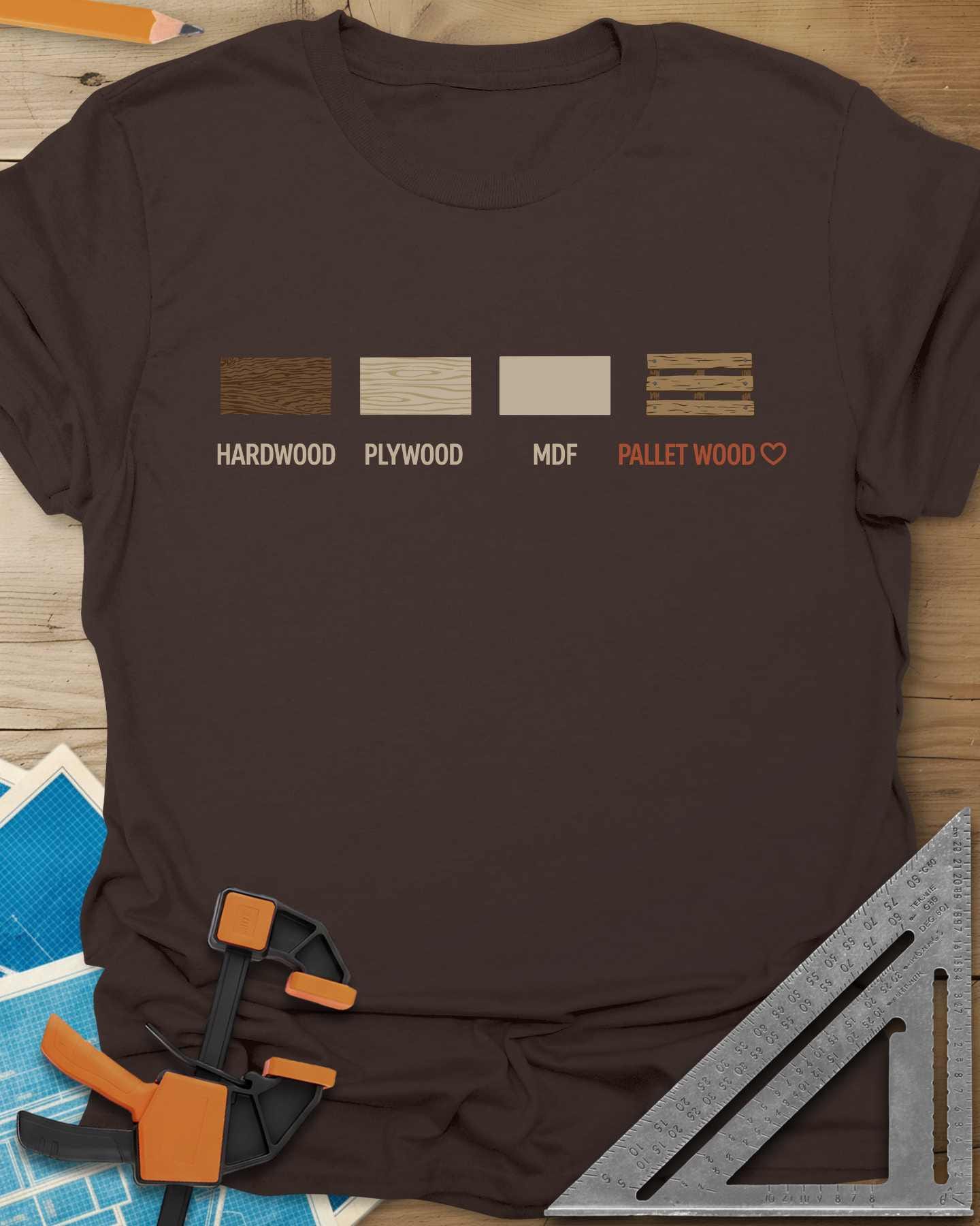 I Love Pallet Wood Tee