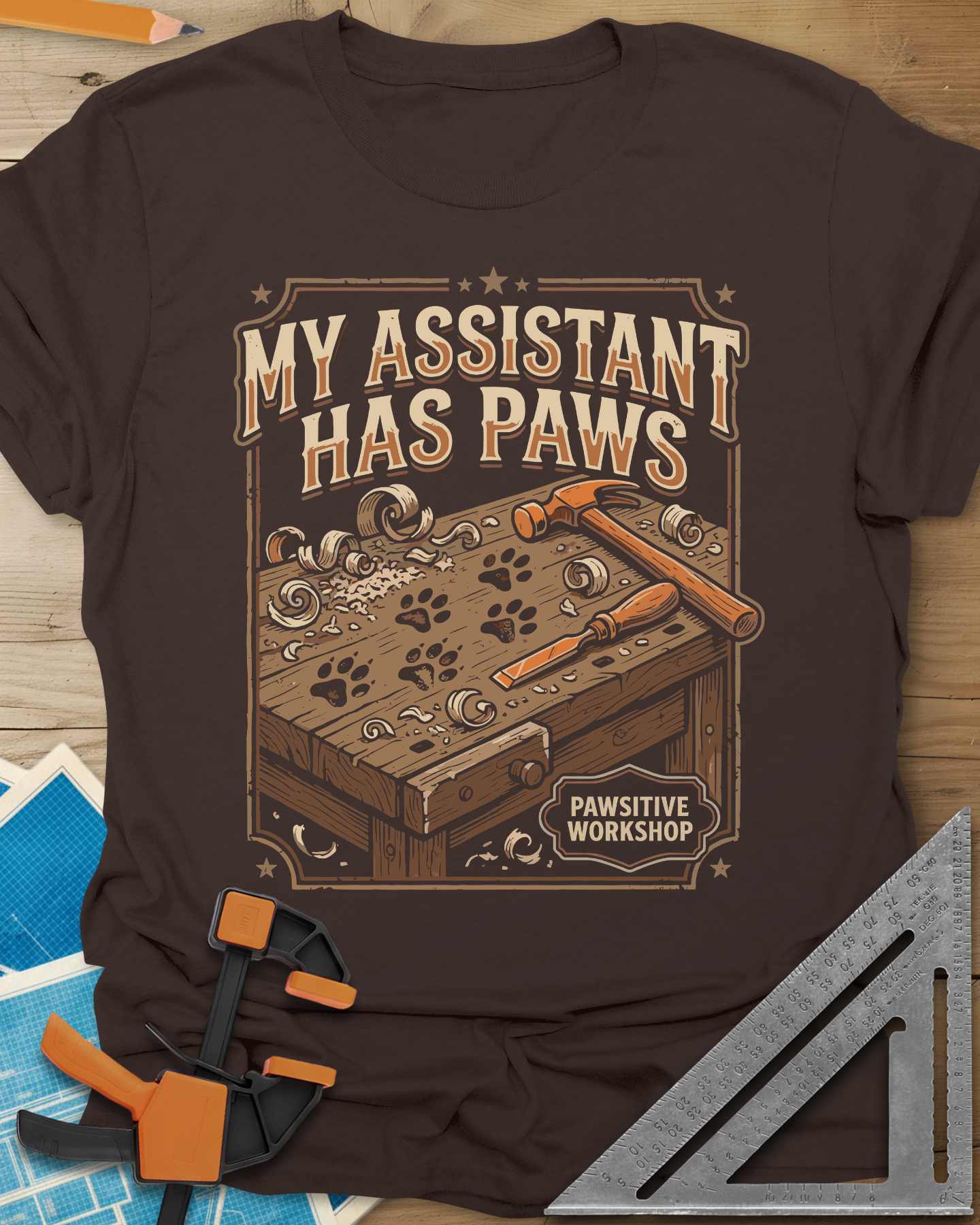 My Assistant Has Paws Tee