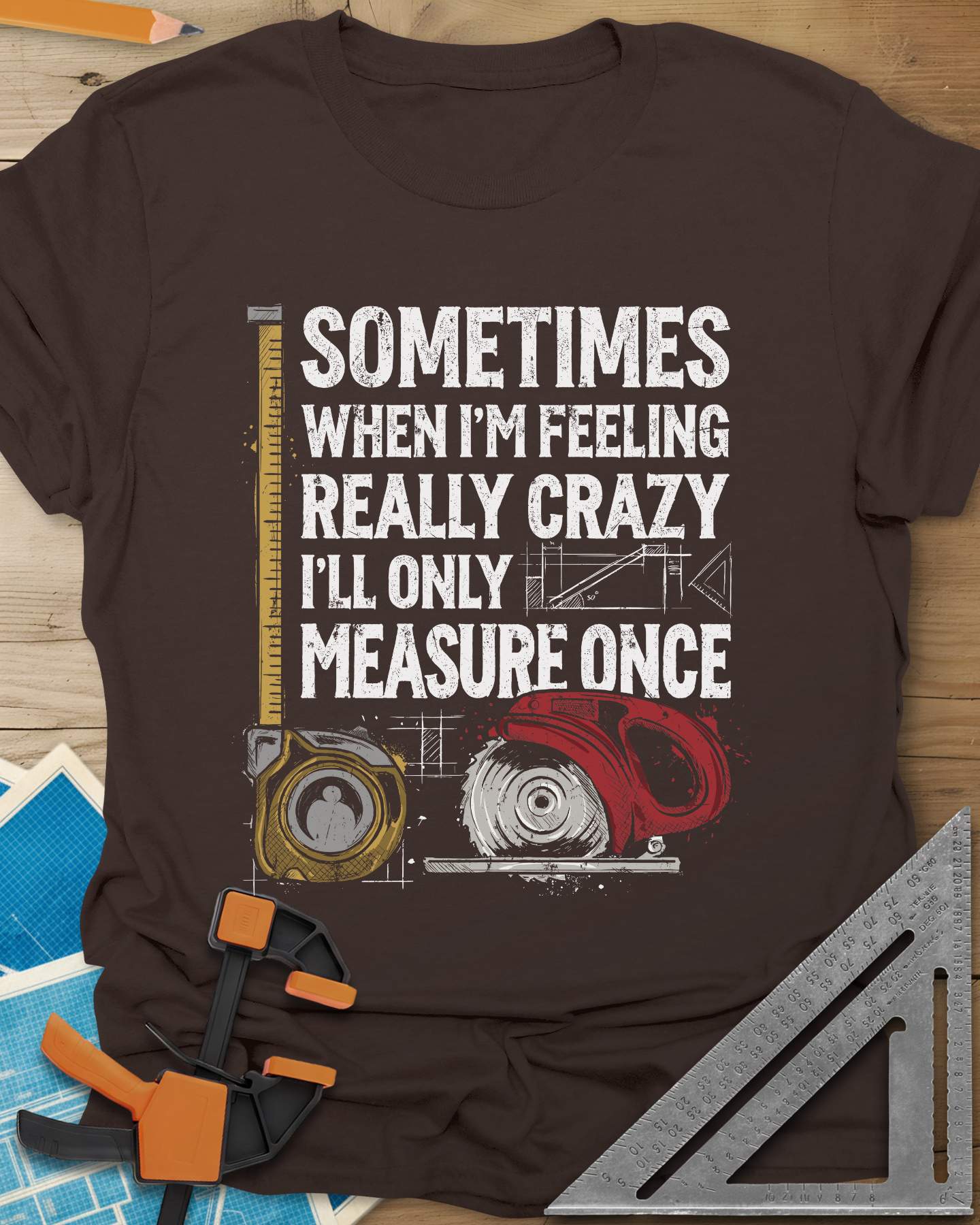 Measure Once Tee