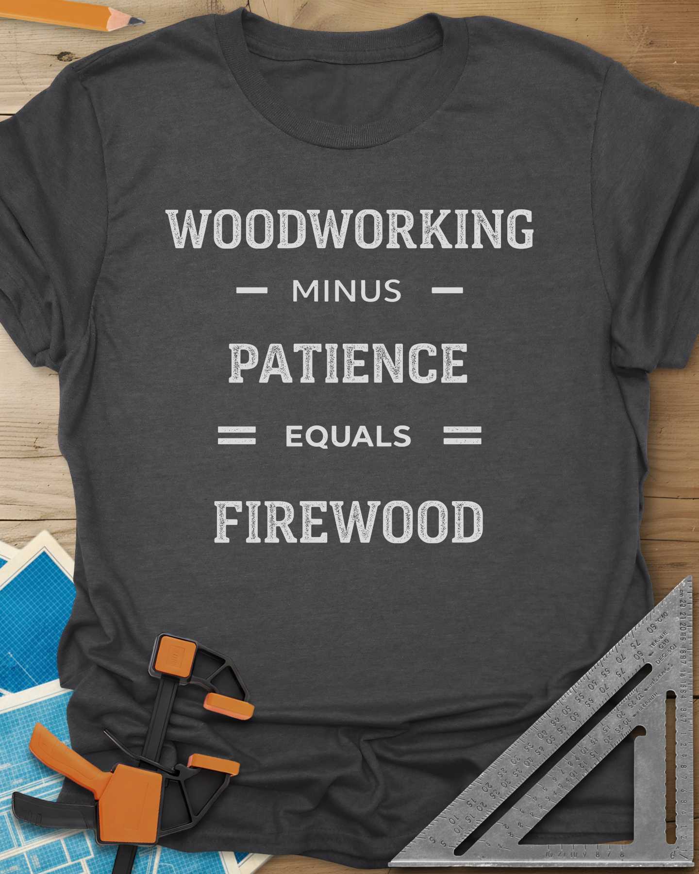 Woodwork Minus Patience Tee