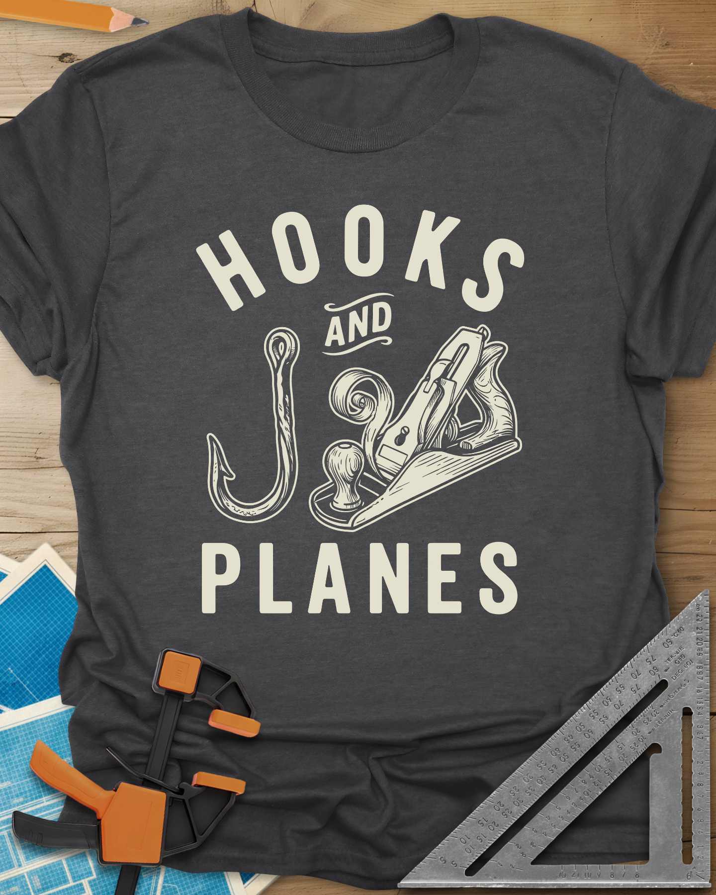 Hooks And Planes Tee