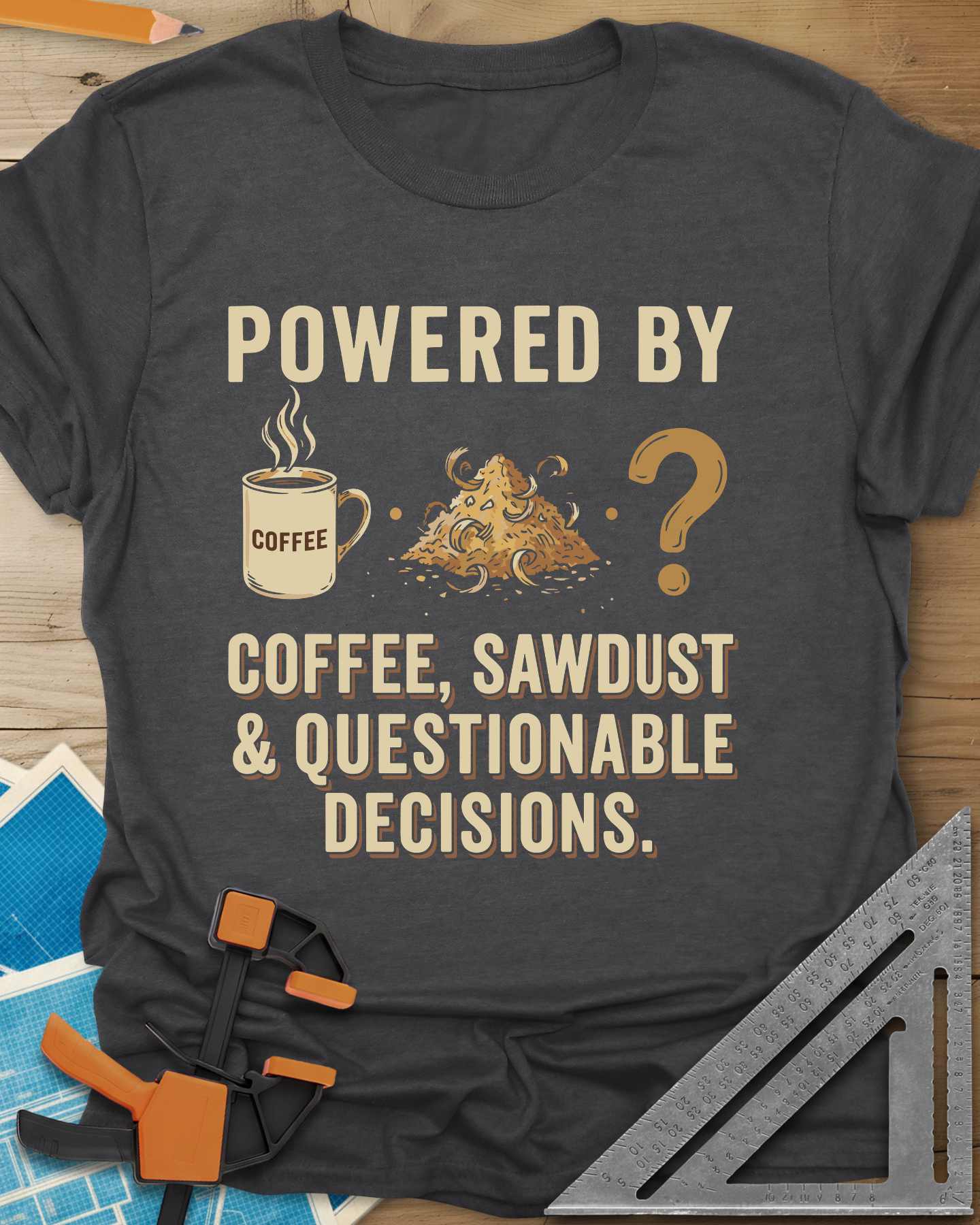 Coffee Sawdust & Questionable Decisions Tee