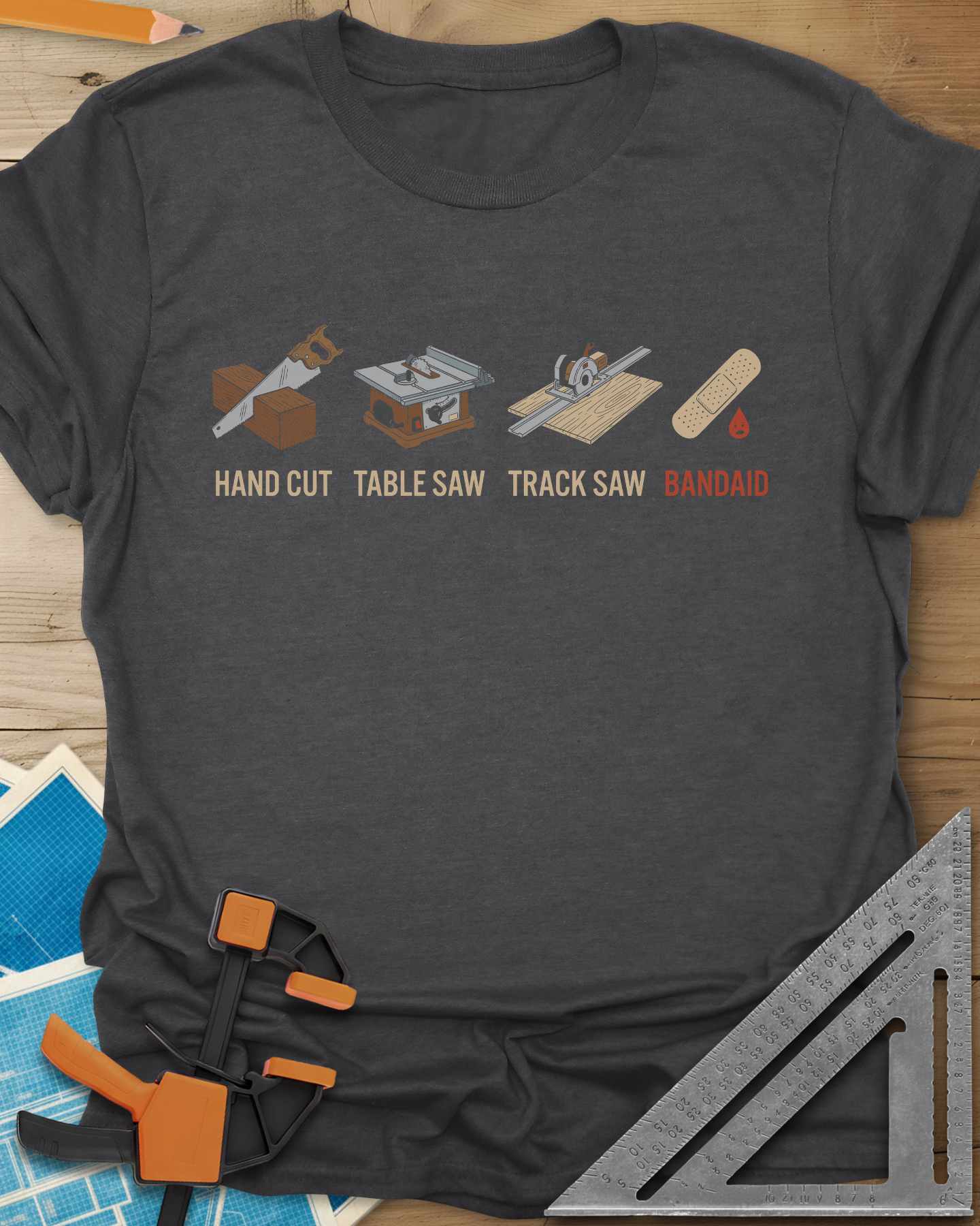 From Handsaw to Bandaid Tee