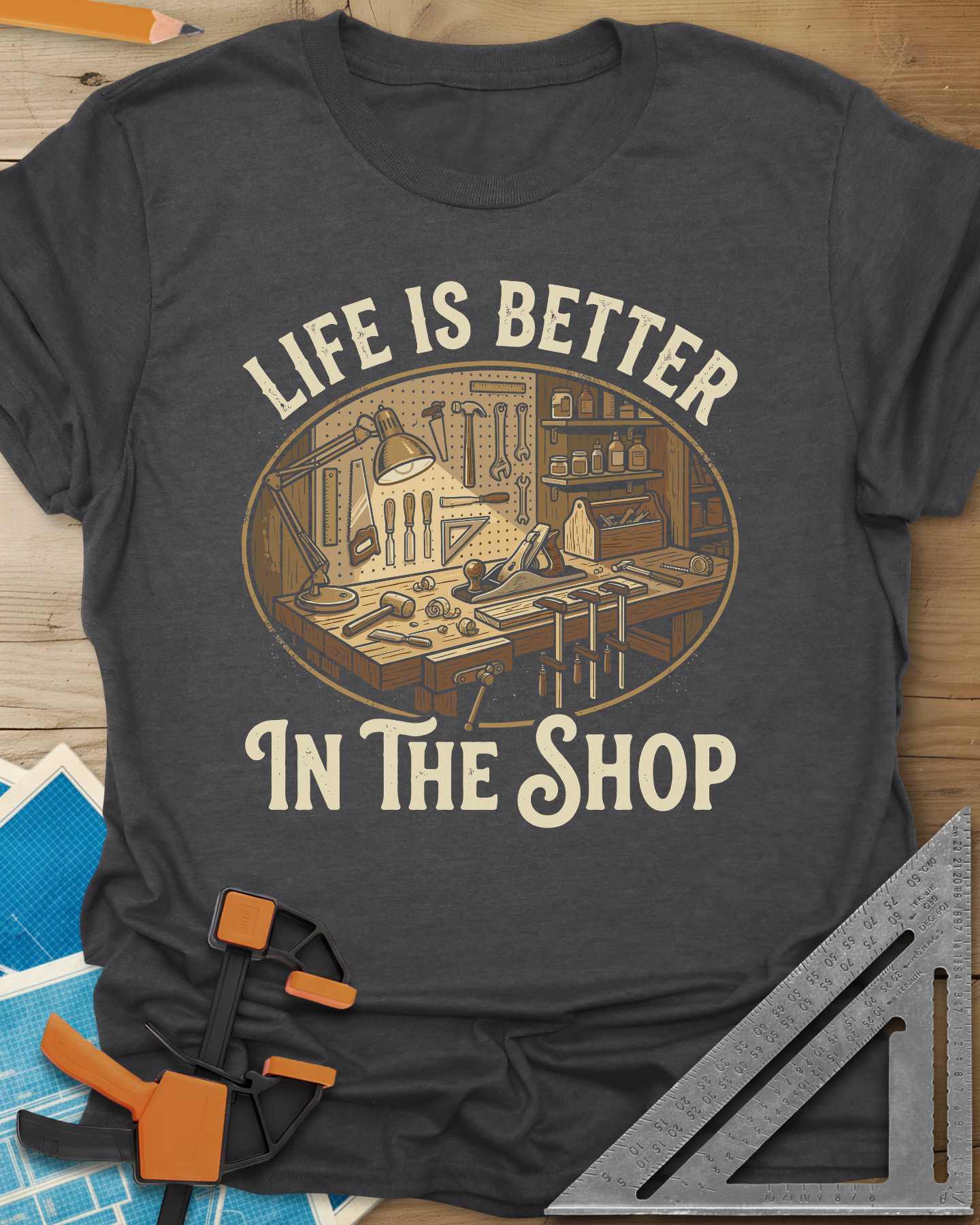 Life Is Better In The Shop Tee