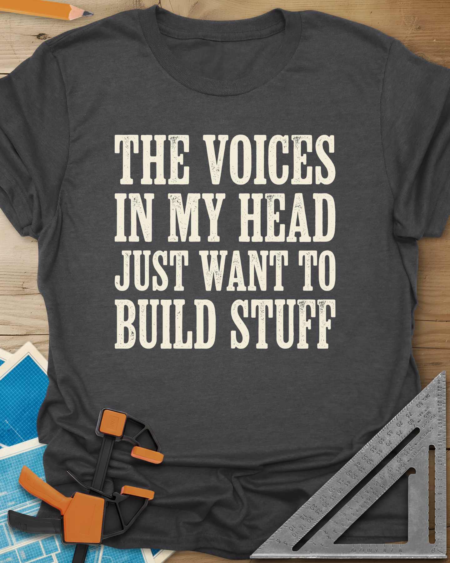 Voices In My Head Woodworker Tee
