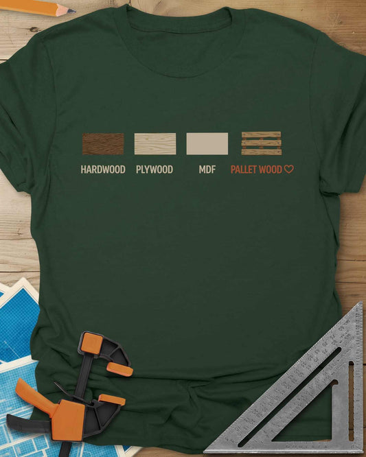 I Love Pallet Wood Tee