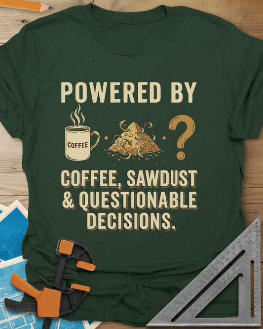 Coffee Sawdust & Questionable Decisions Tee