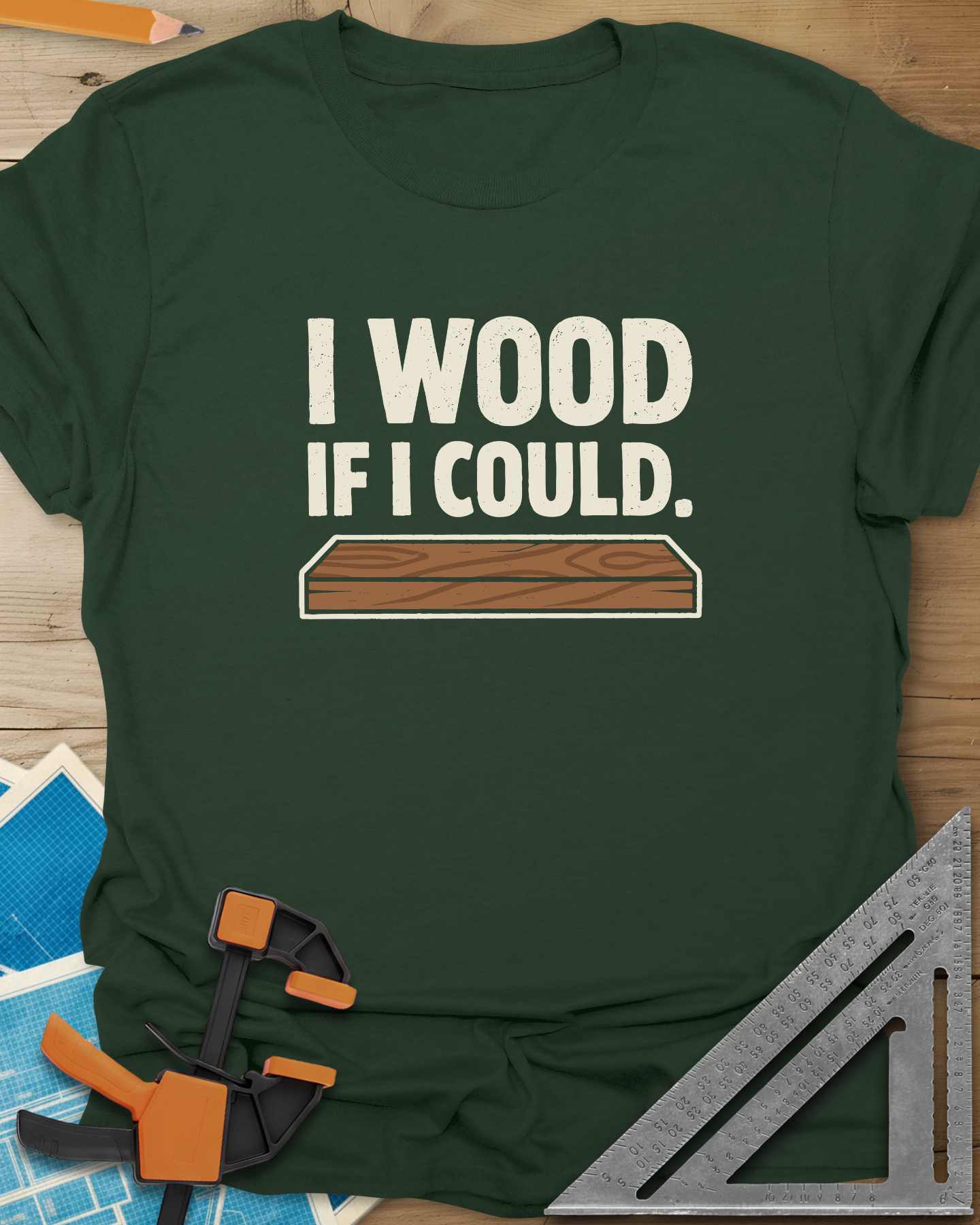 I Wood If I Could Tee