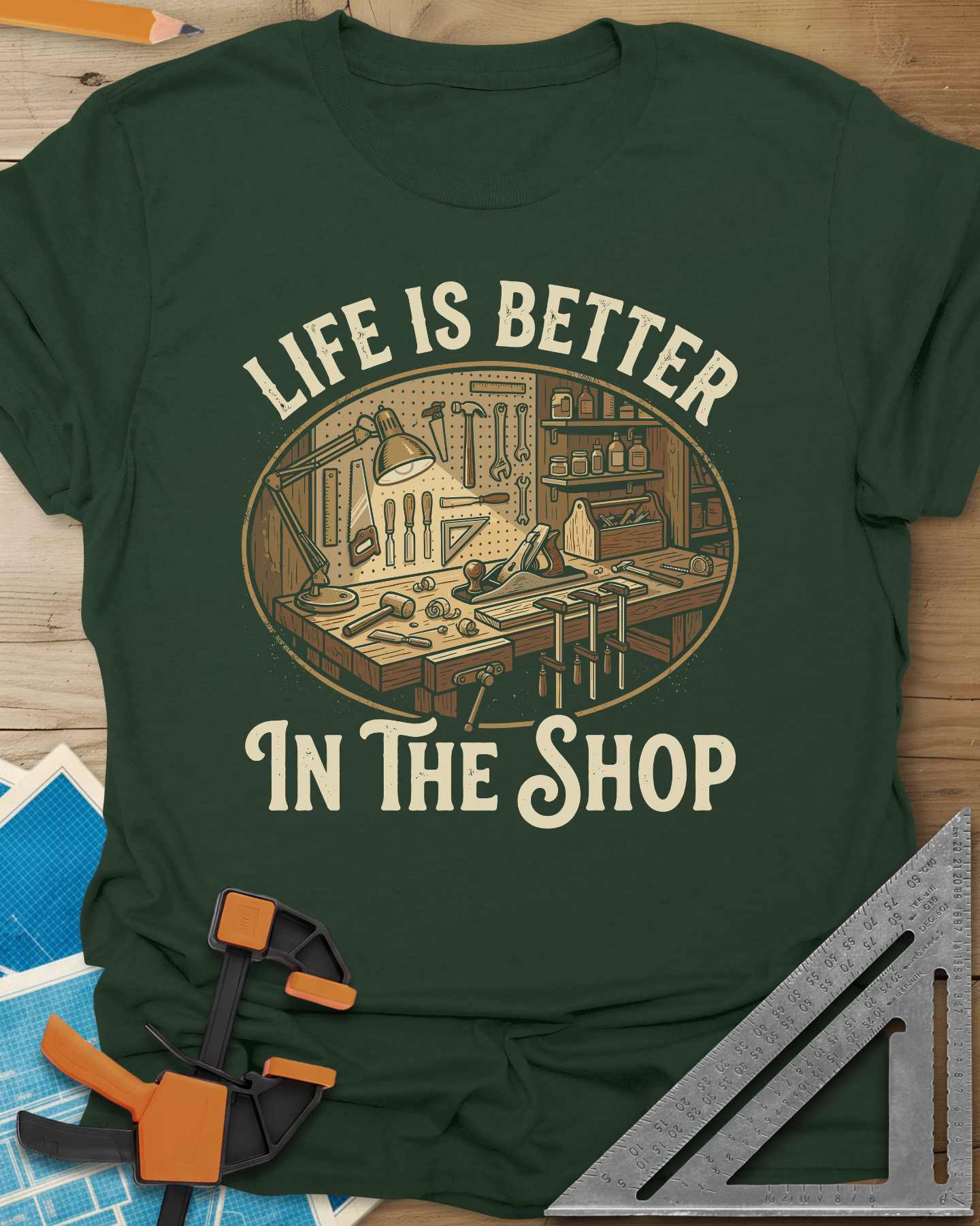 Life Is Better In The Shop Tee