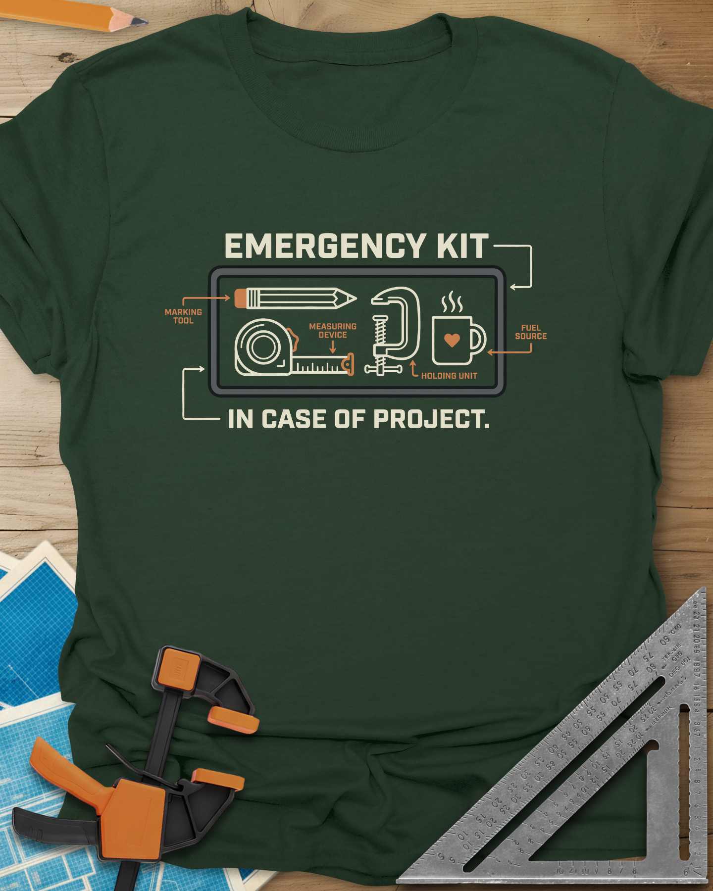 Emergency Kit Project Tee
