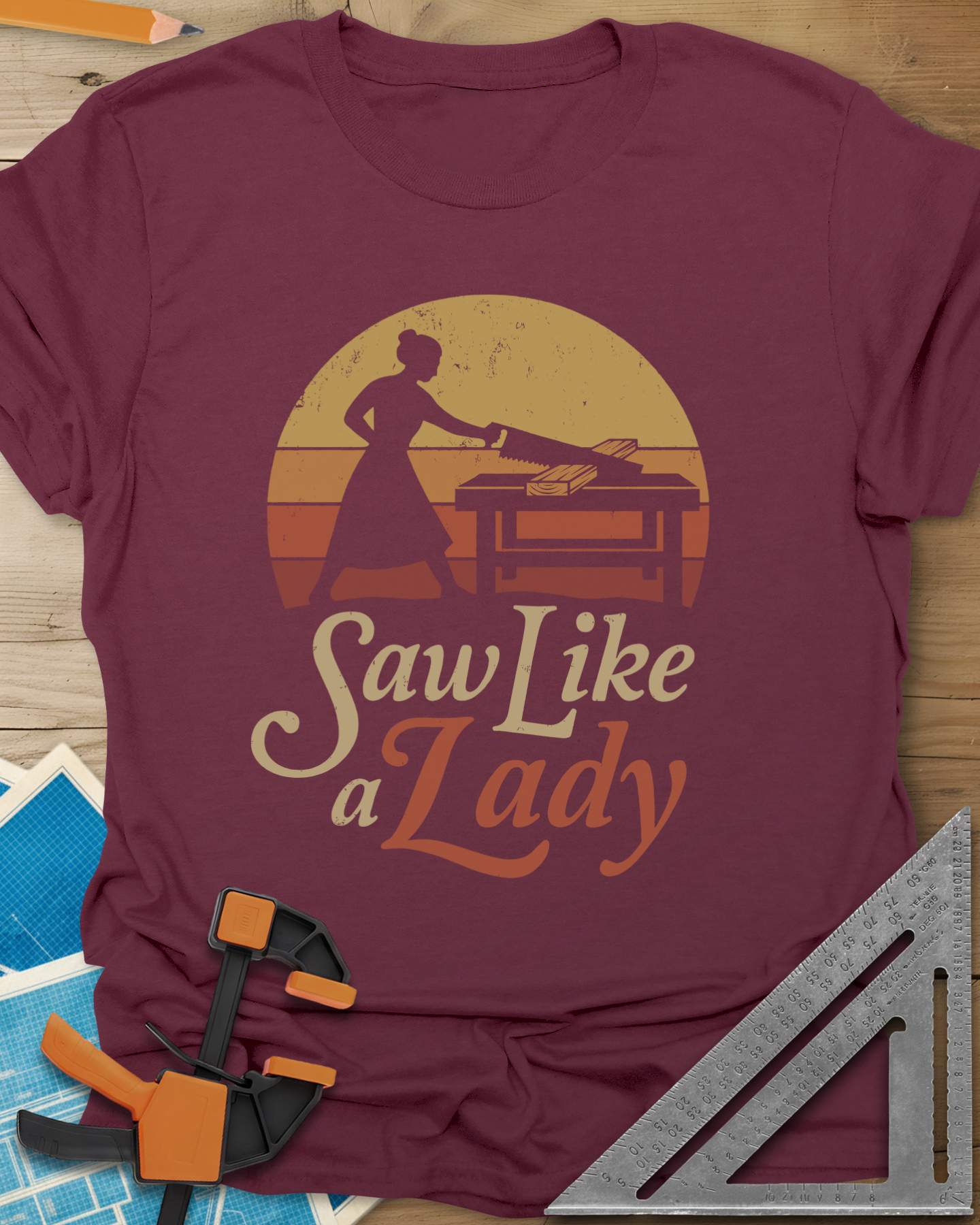 Saw Like A Lady Tee