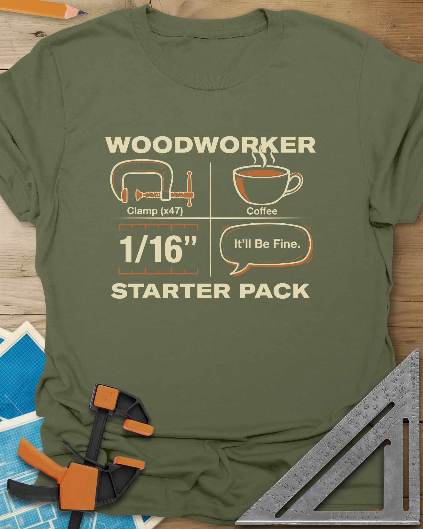 Woodworker Starter Pack Tee