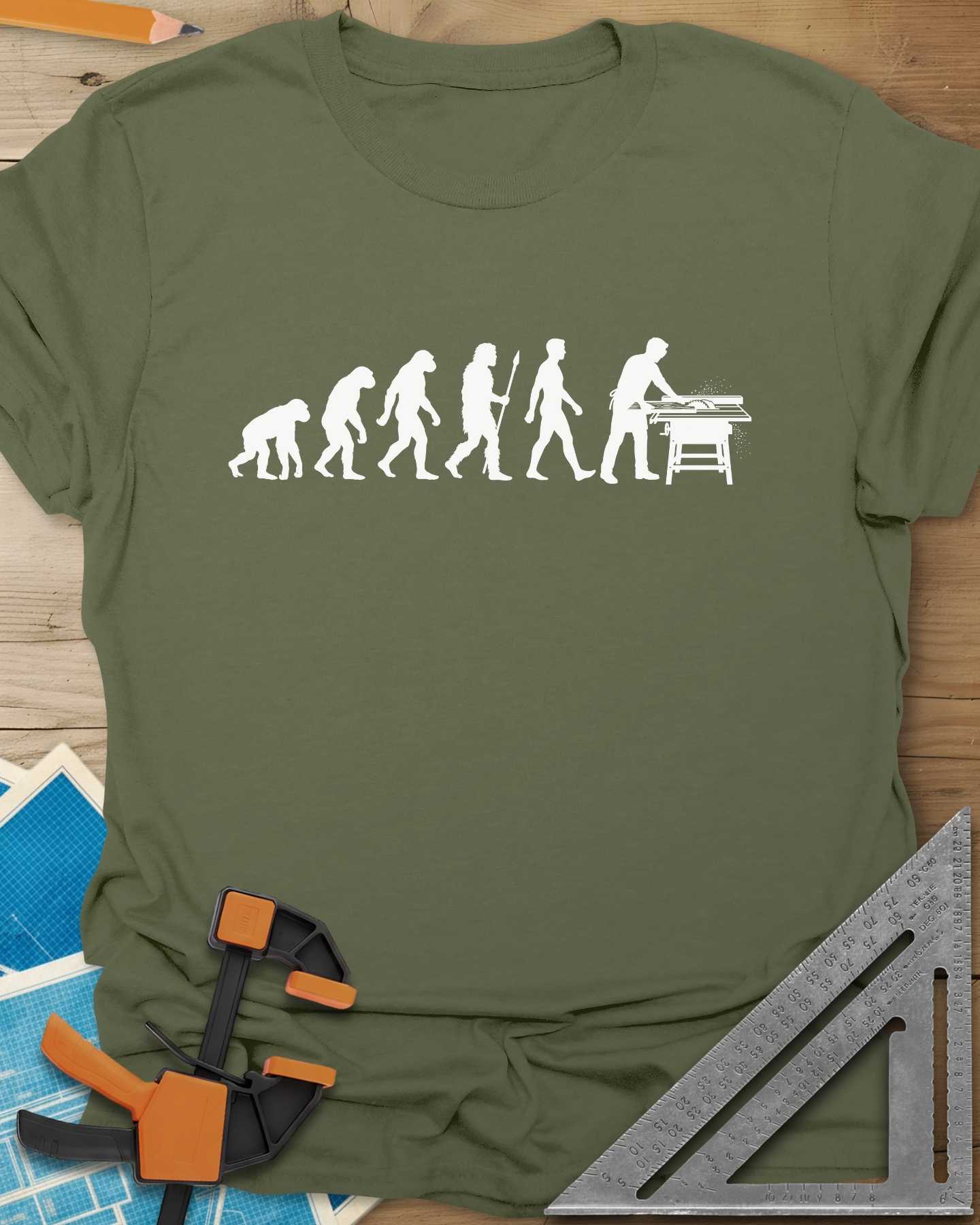 Woodworking Evolution Tee