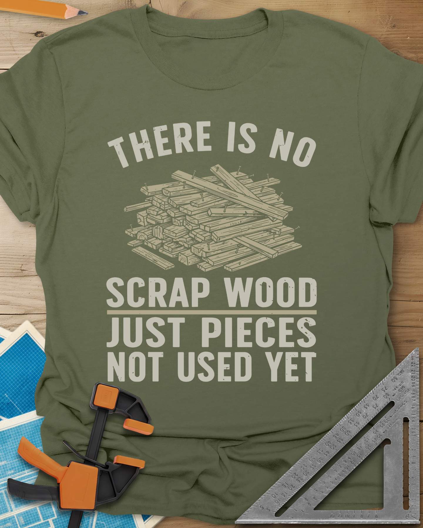 No Scrap Wood Tee