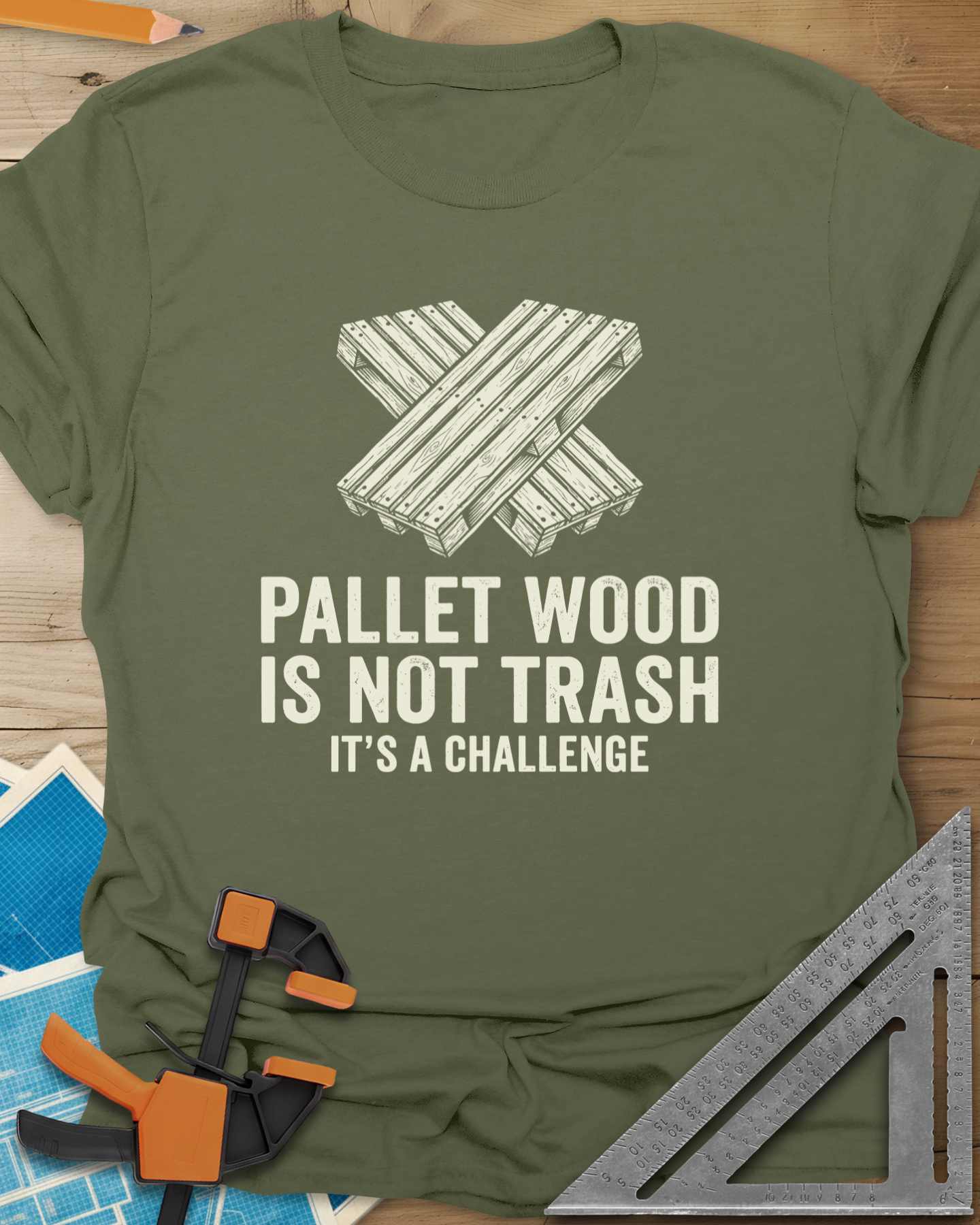 Pallet Wood Challenge Tee