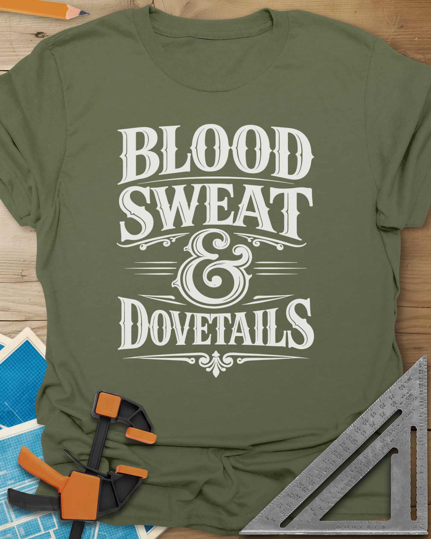 Blood Sweat And Dovetails Tee