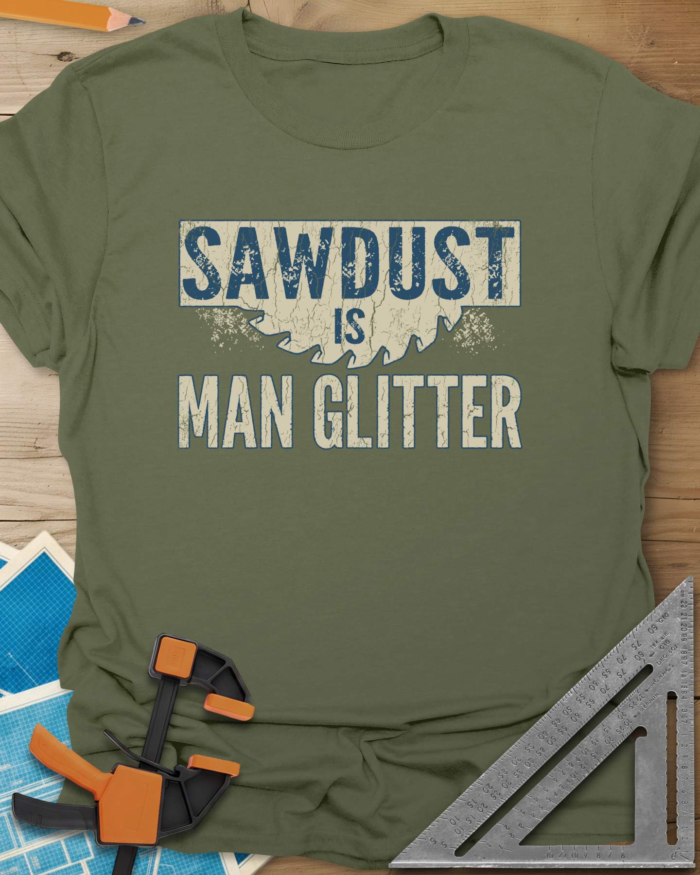 Man Glitter Tee