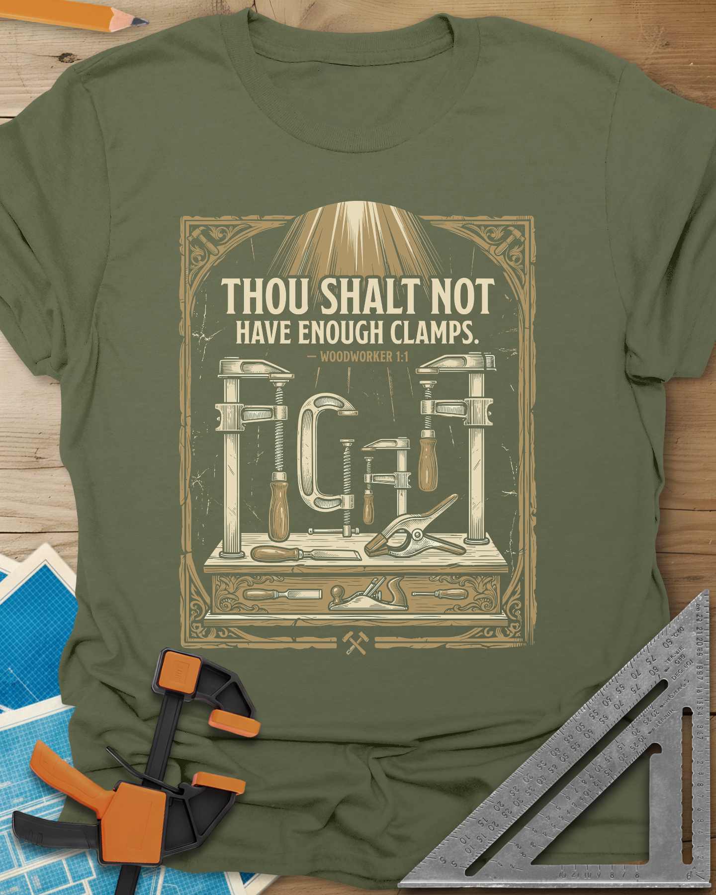Thou Shalt Have Clamps Tee