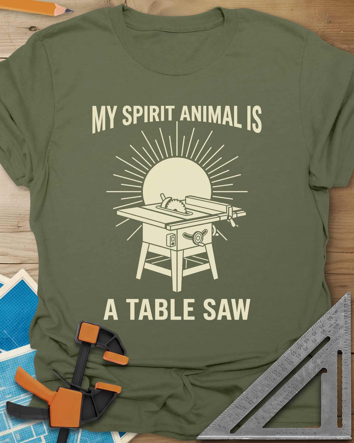 My Spirit Animal Is A Table Saw Tee