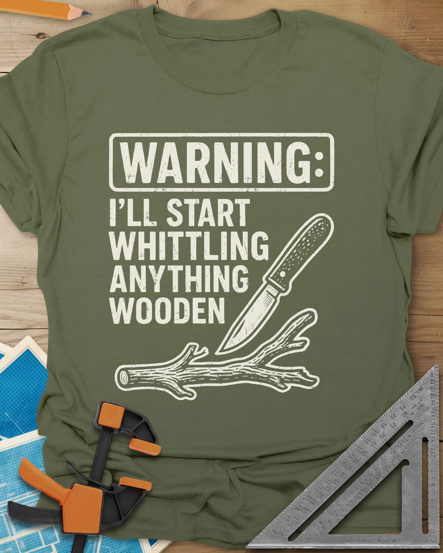I'll Start Whittling Tee