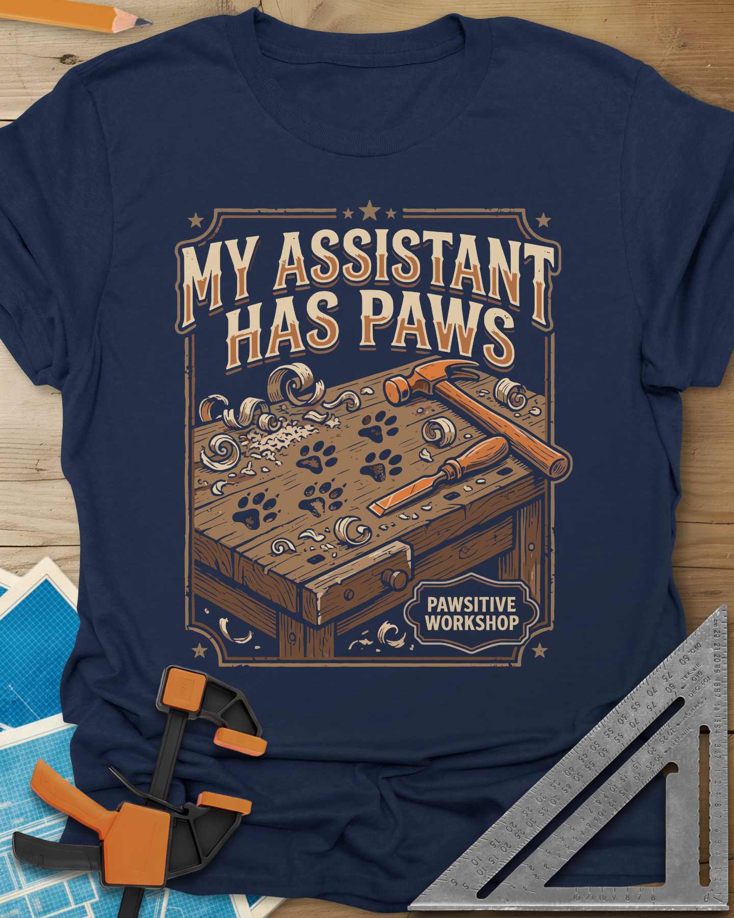 My Assistant Has Paws Tee