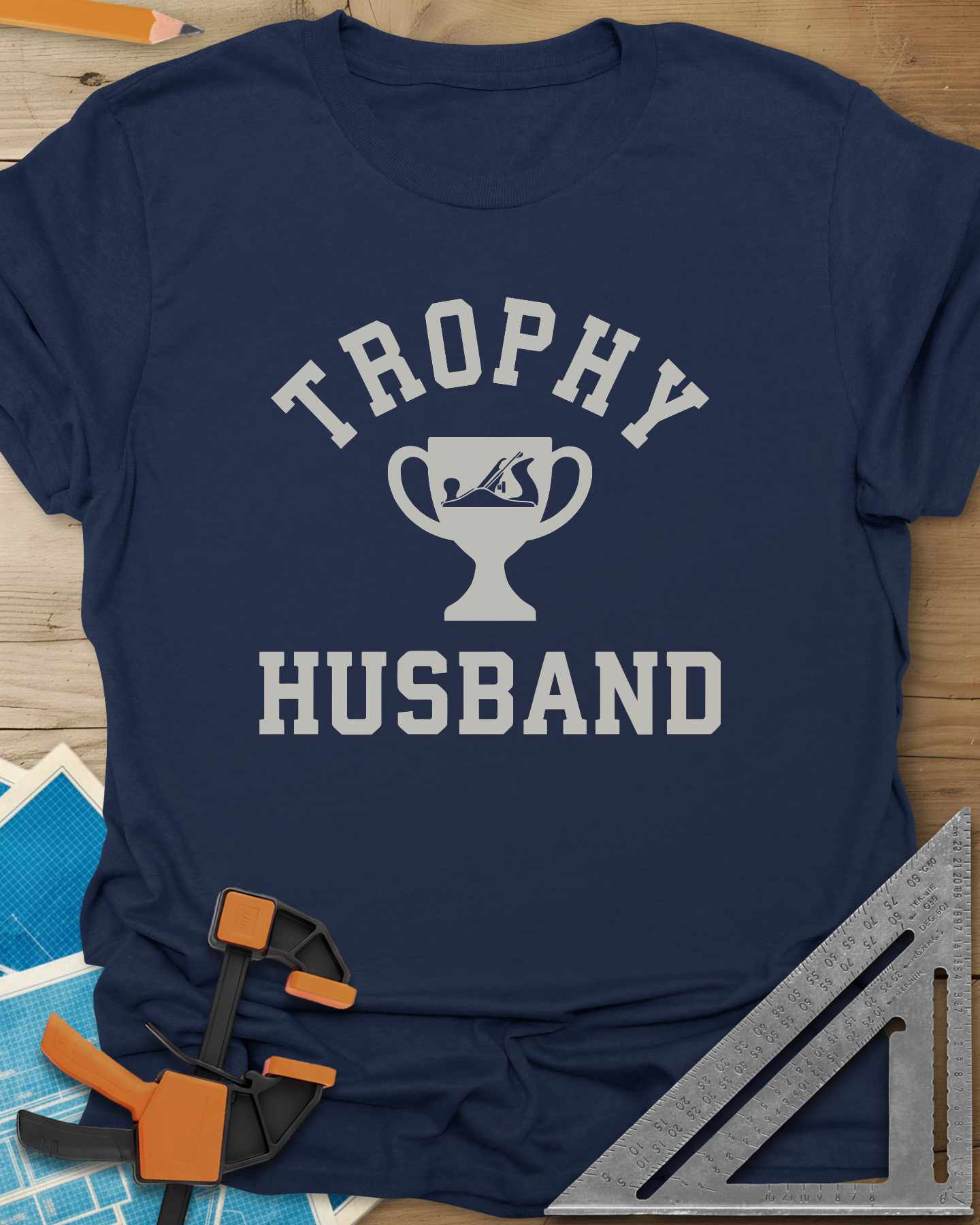 Trophy Husband Woodworker Tee