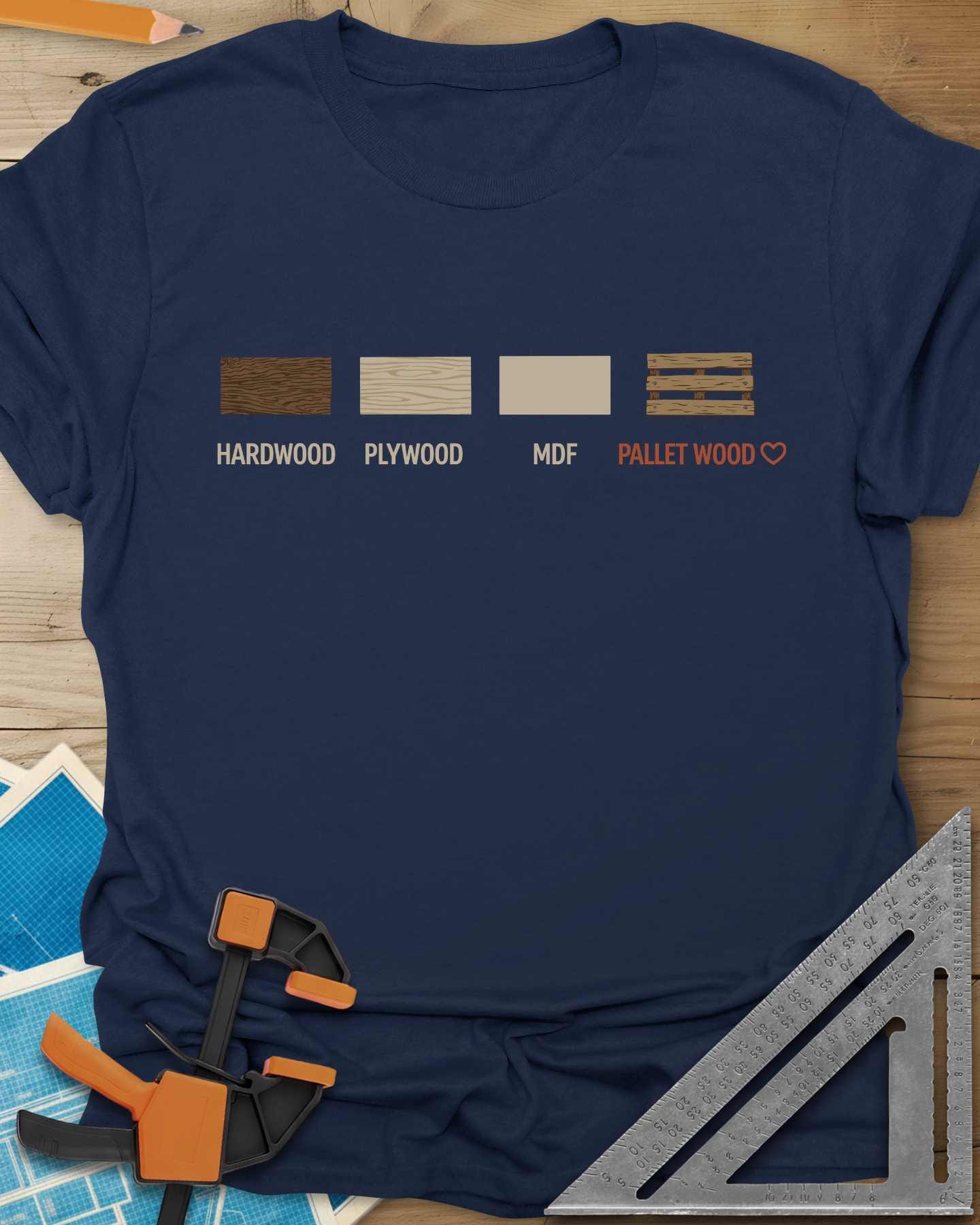 I Love Pallet Wood Tee