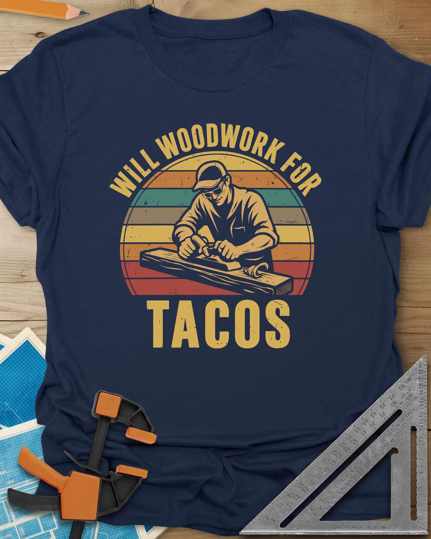 Will Woodwork For Tacos Tee