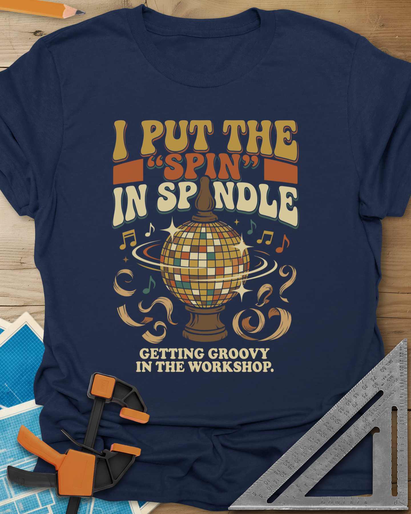 Spin in Spindle Tee