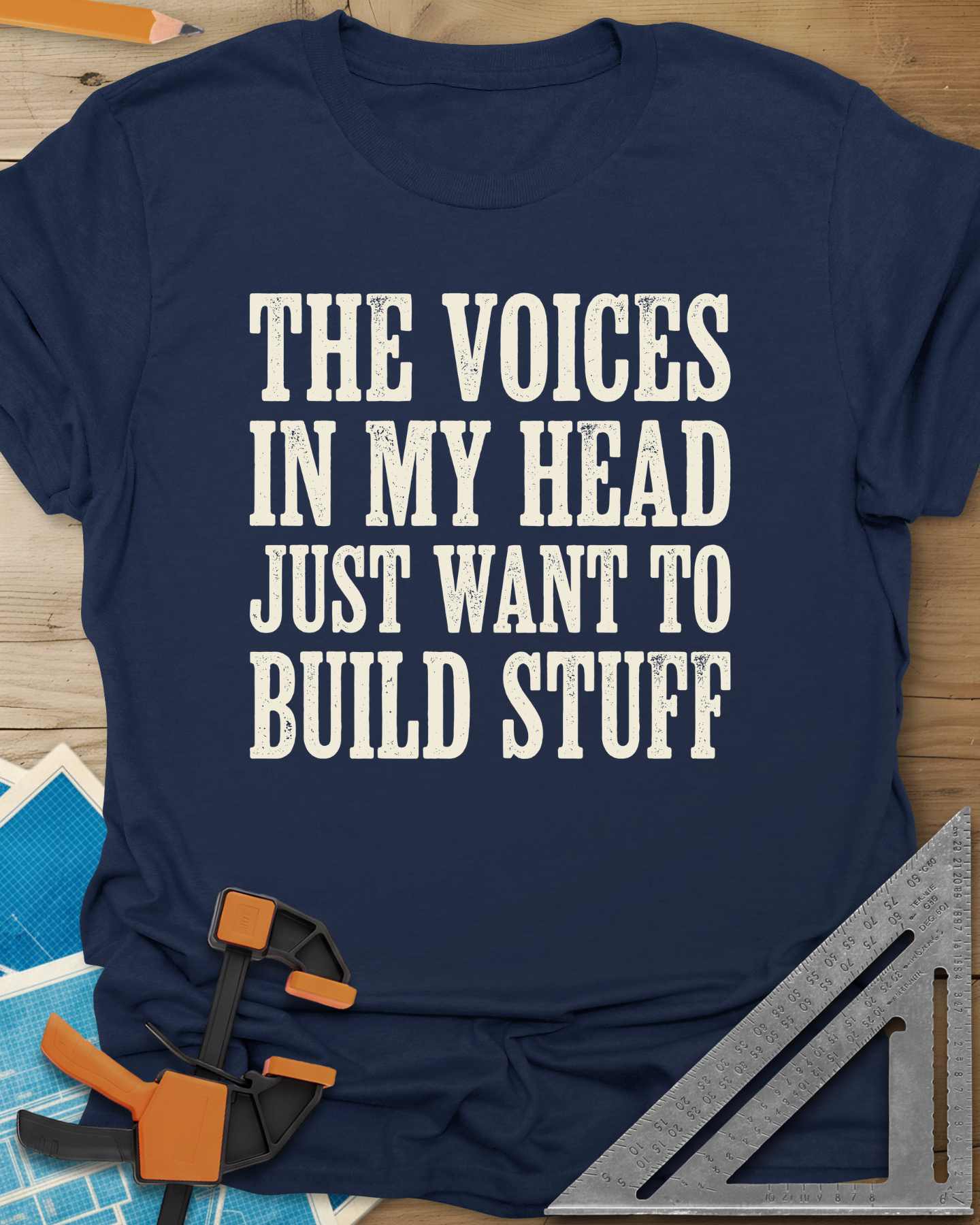 Voices In My Head Woodworker Tee