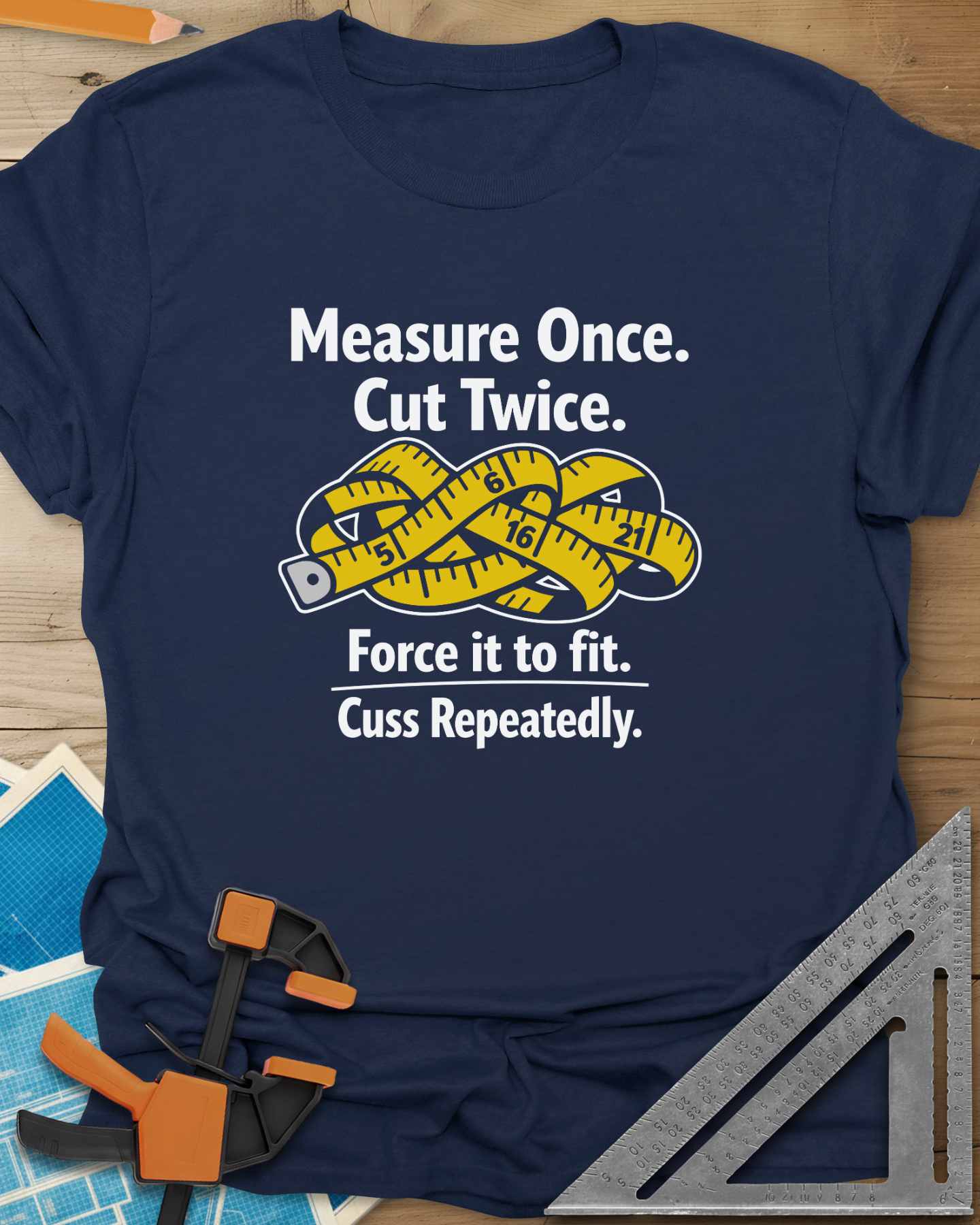 Measure Once Tee