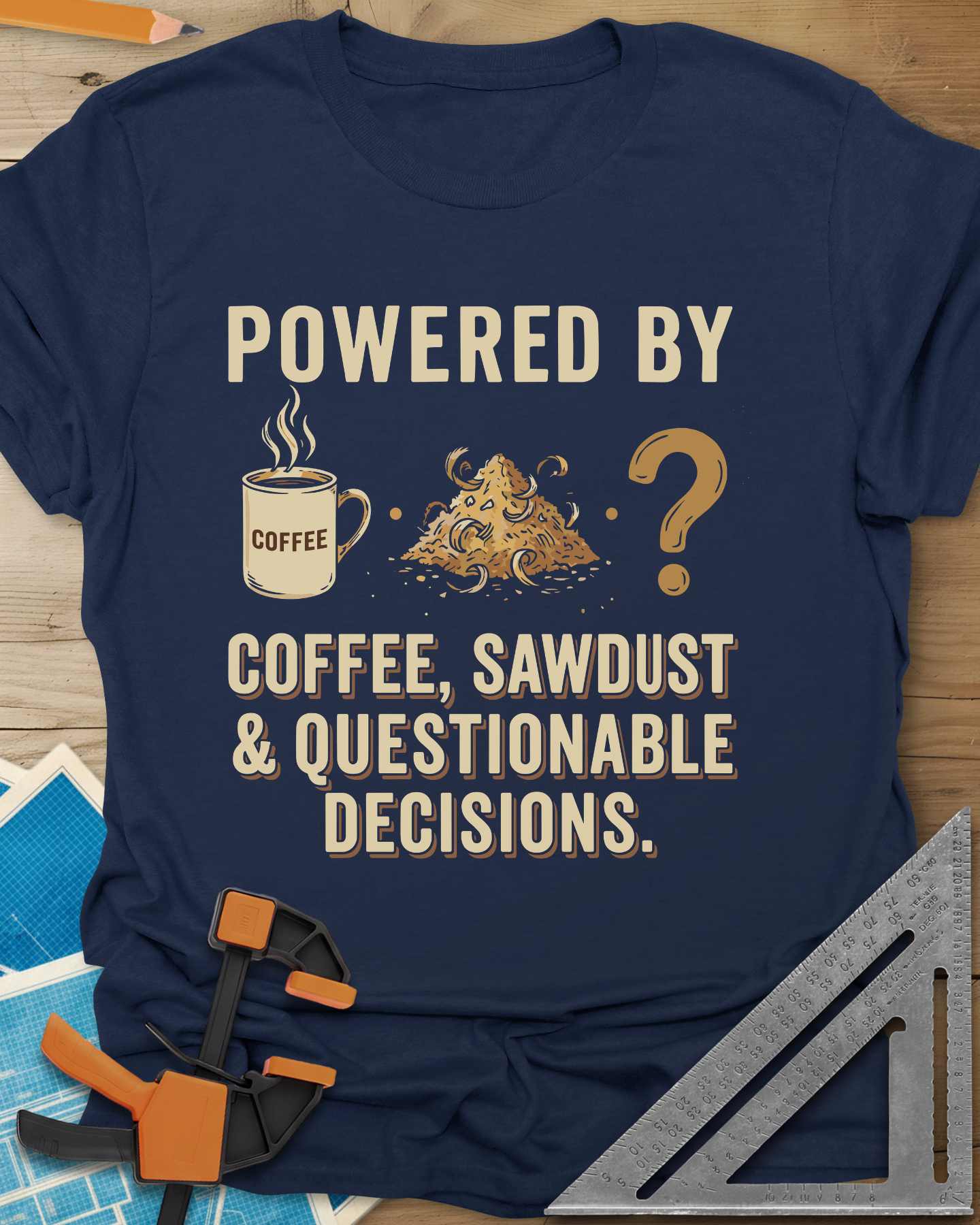 Coffee Sawdust & Questionable Decisions Tee