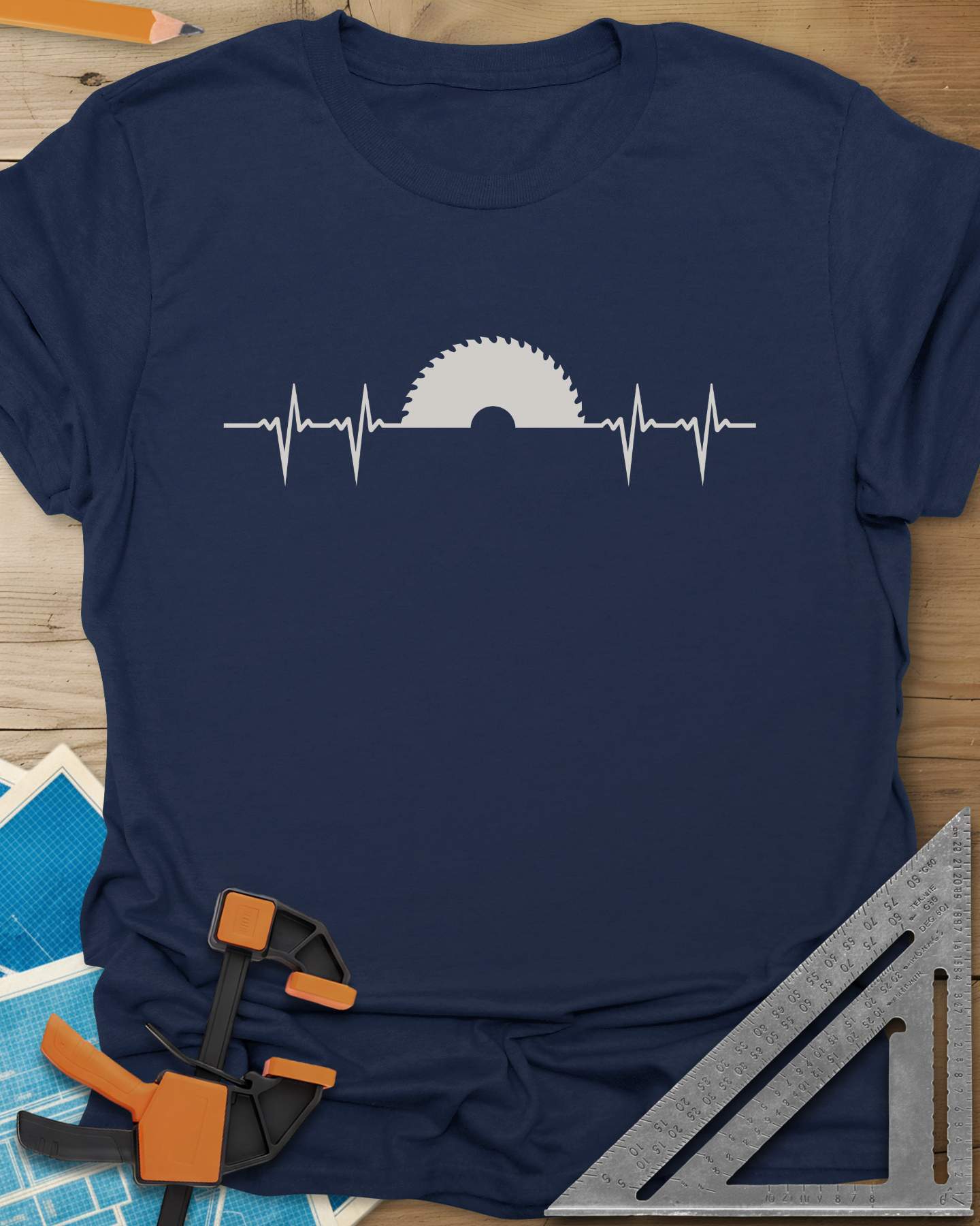 Woodworker Heartbeat Tee