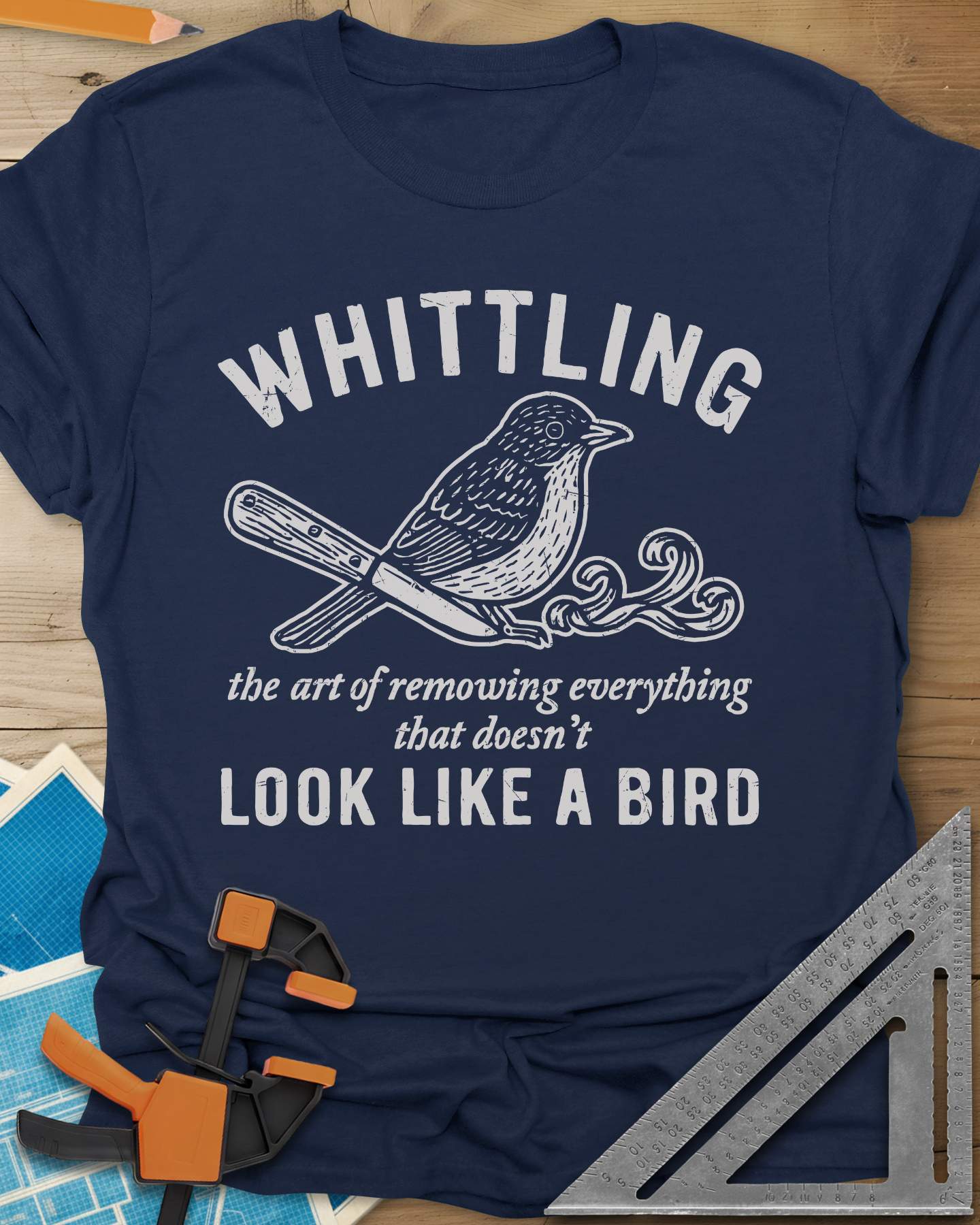 Whittling Art Tee