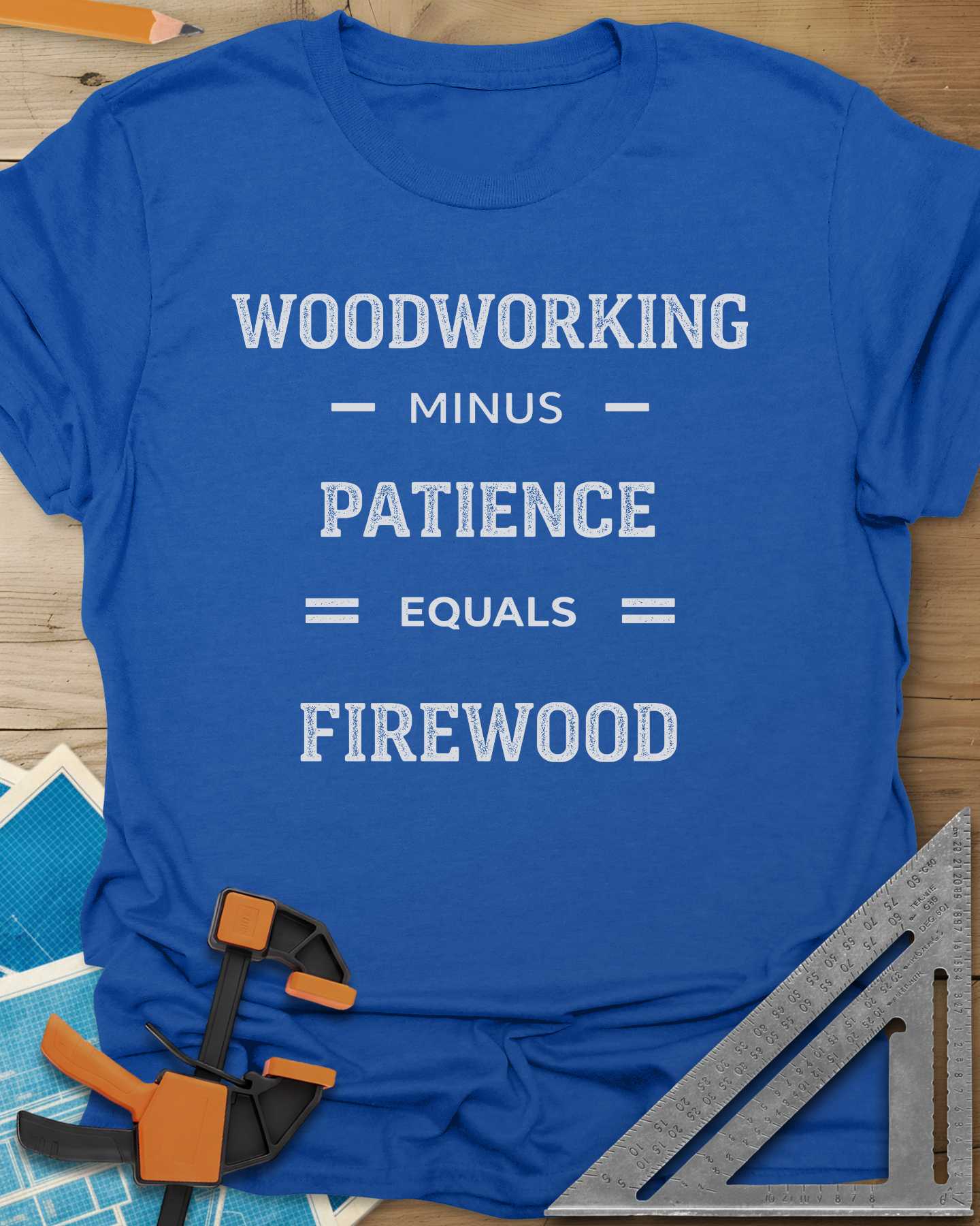 Woodwork Minus Patience Tee