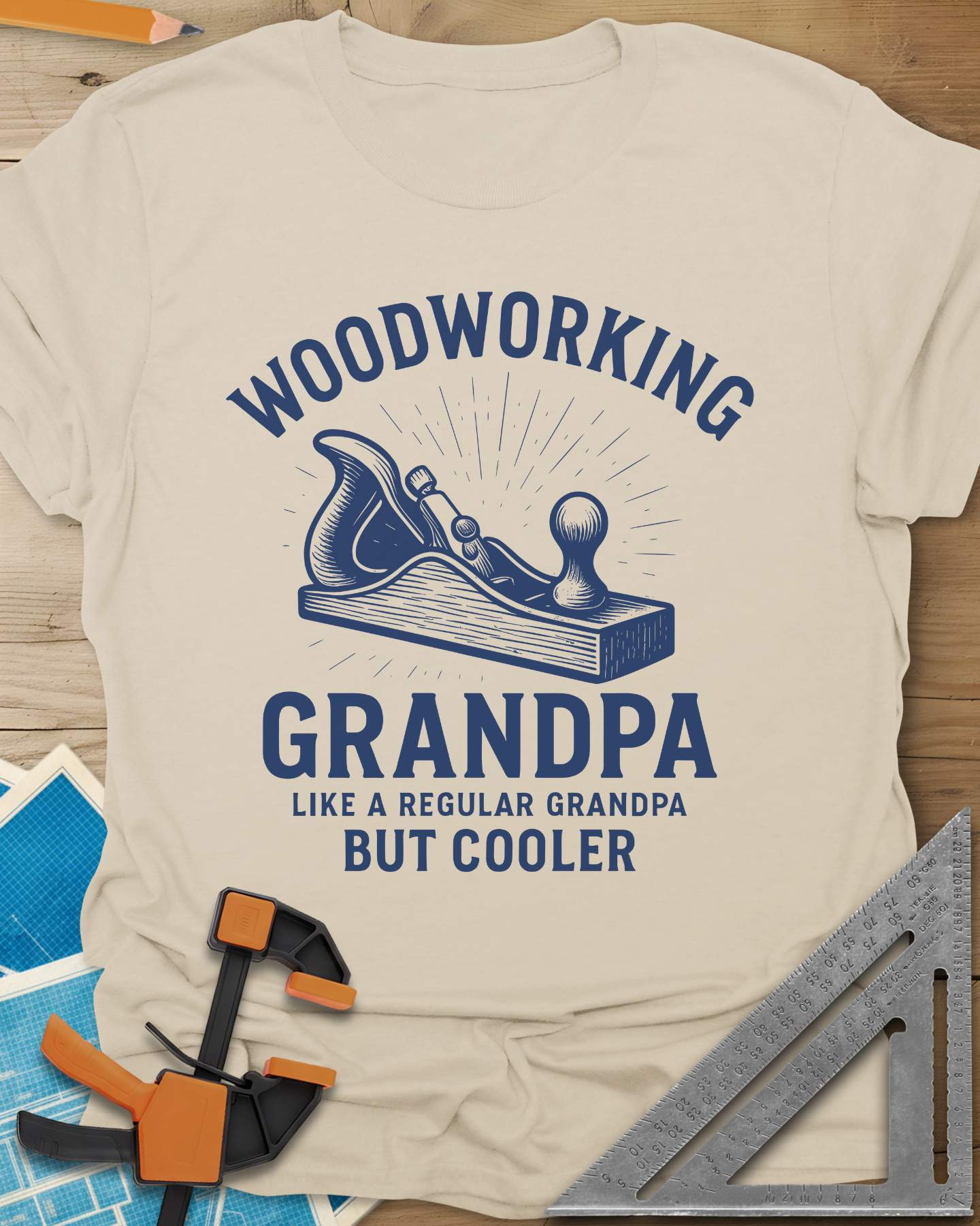 Woodworking Grandpa Tee