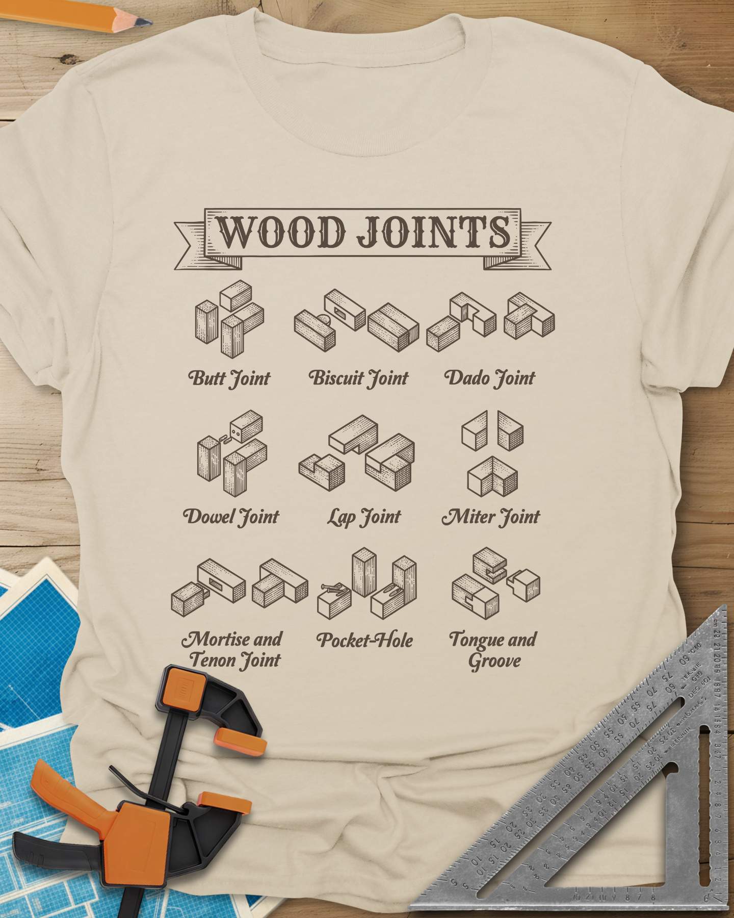 Wood Joints Tee