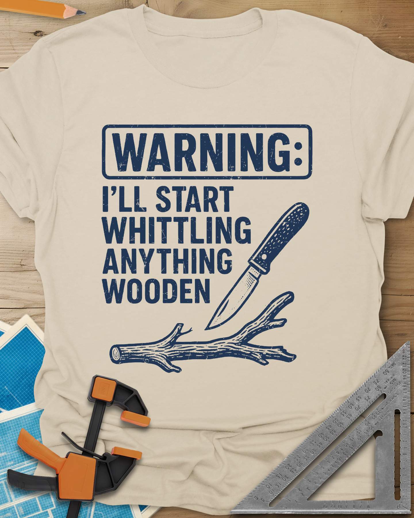 I'll Start Whittling Tee