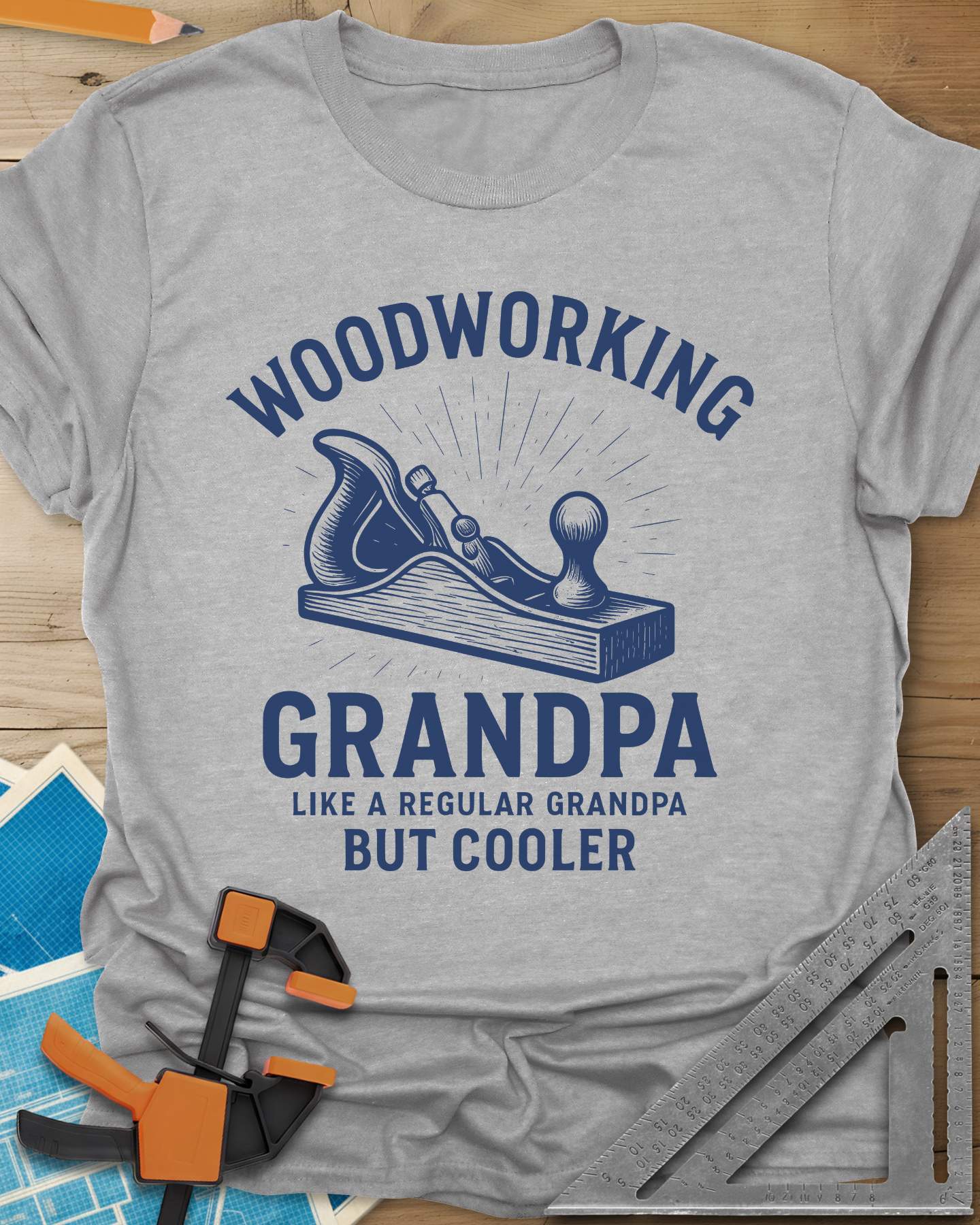 Woodworking Grandpa Tee